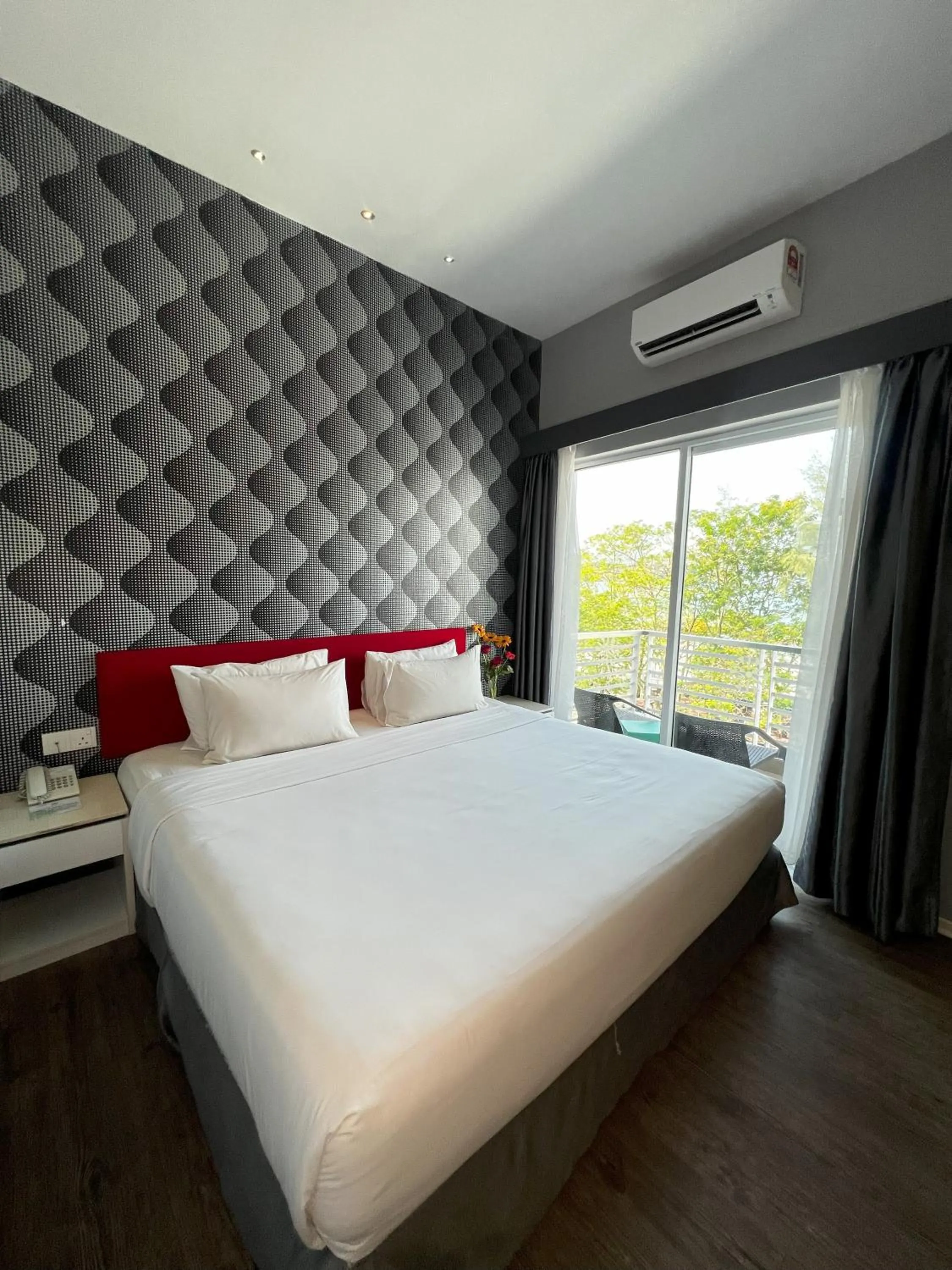 Bed in Cenang Plaza Beach Hotel