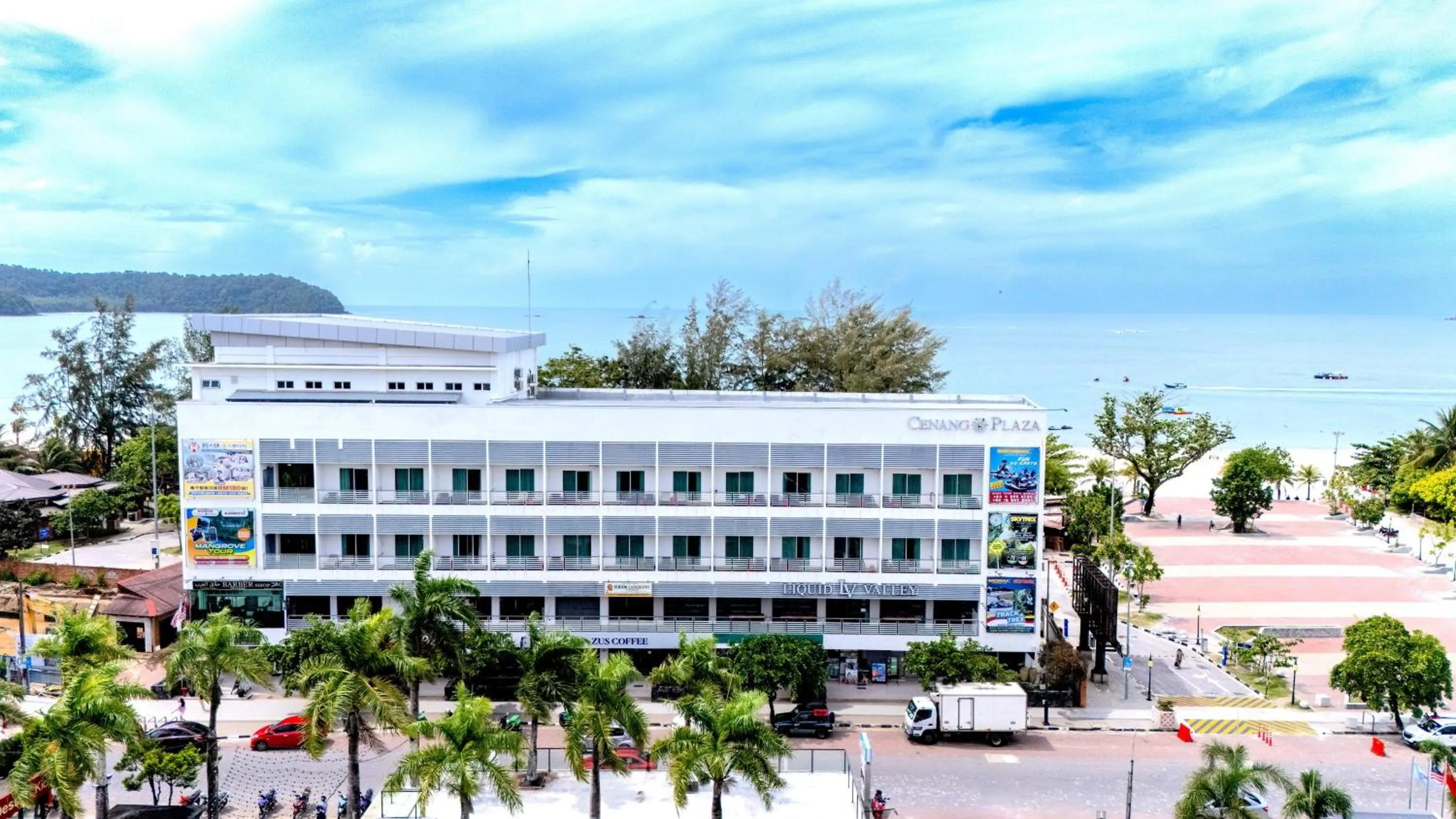 Property building in Cenang Plaza Beach Hotel