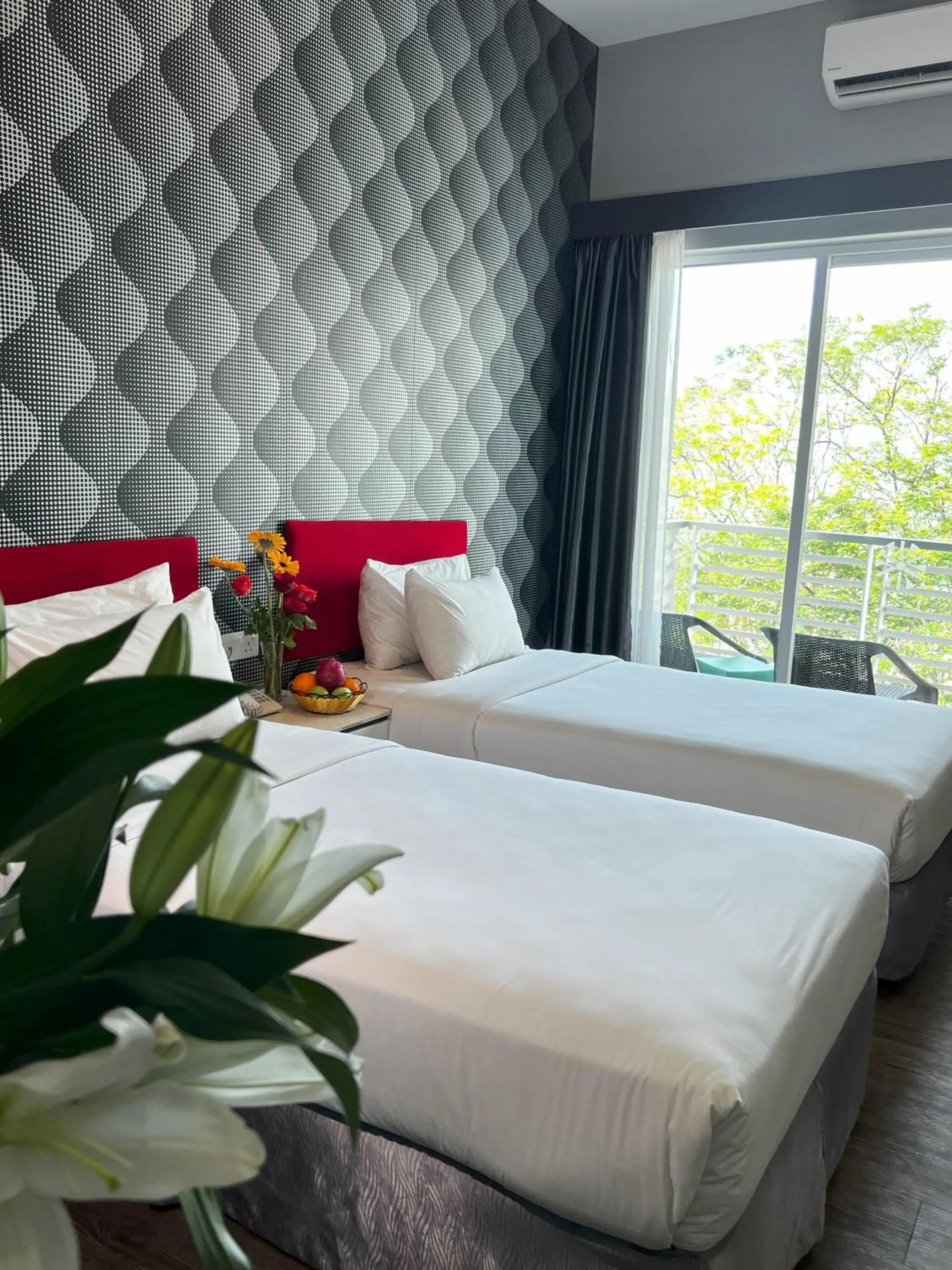 Bed in Cenang Plaza Beach Hotel