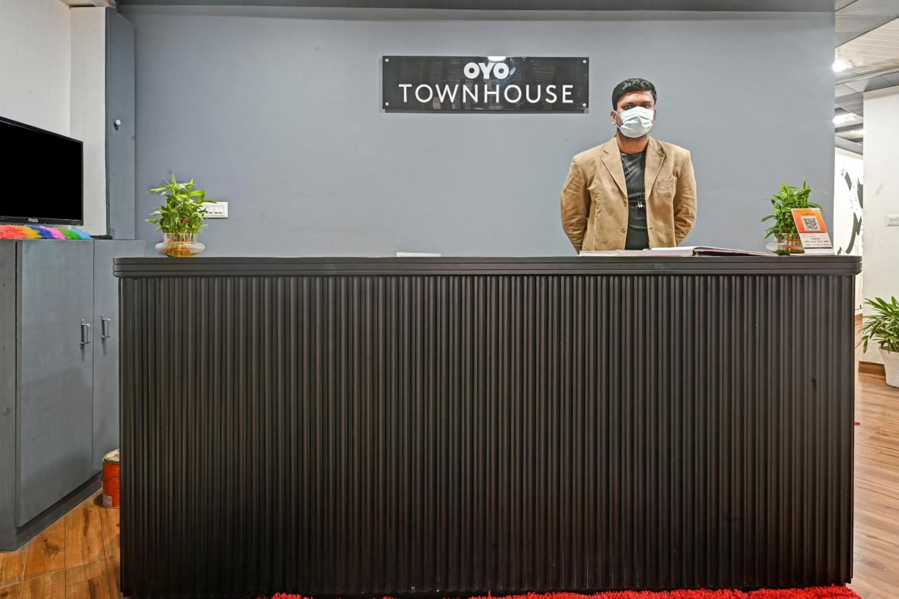 Lobby or reception in Townhouse Super- Govind Nagar