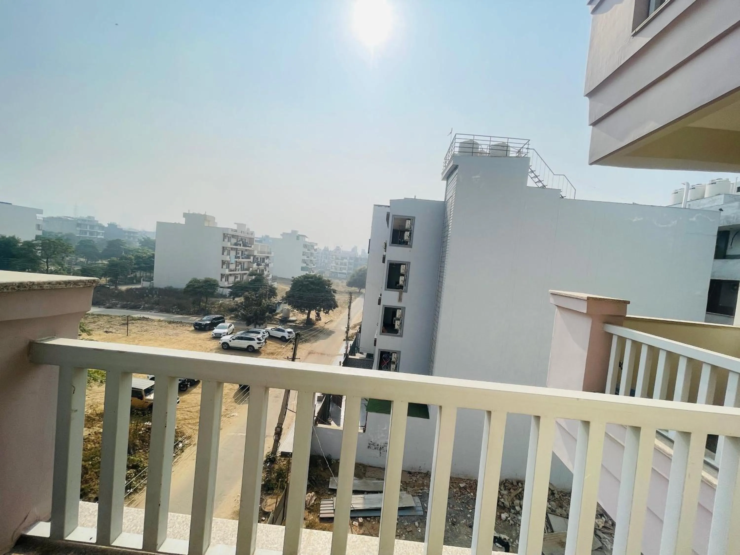 Balcony/Terrace in Aura Luxury studios near Artemis hospital Gurugram