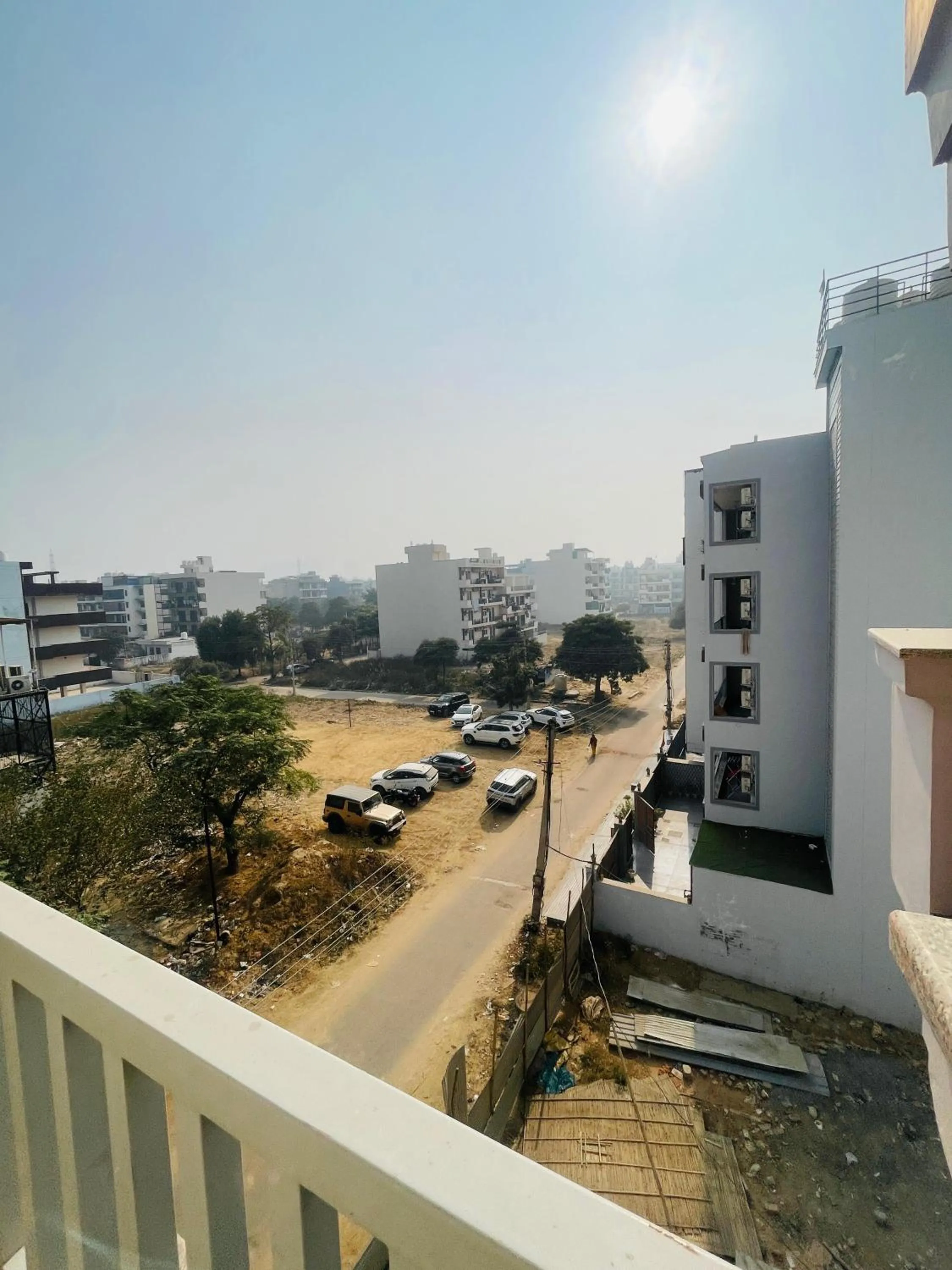 City view in Aura Luxury studios near Artemis hospital Gurugram