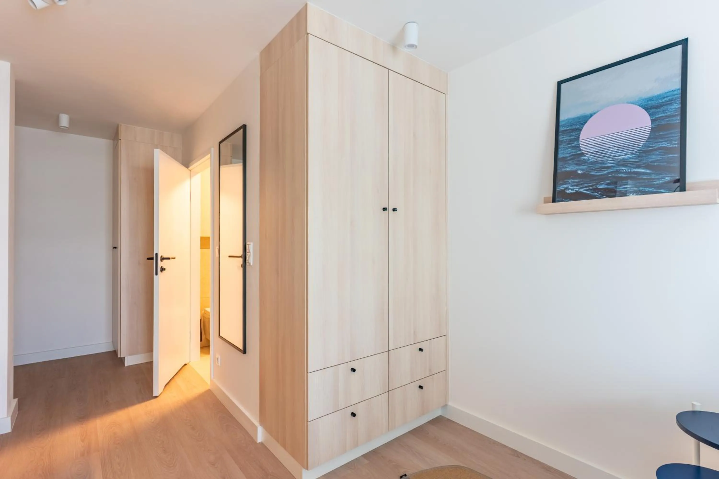 Bed in Noli Gdansk Riverside