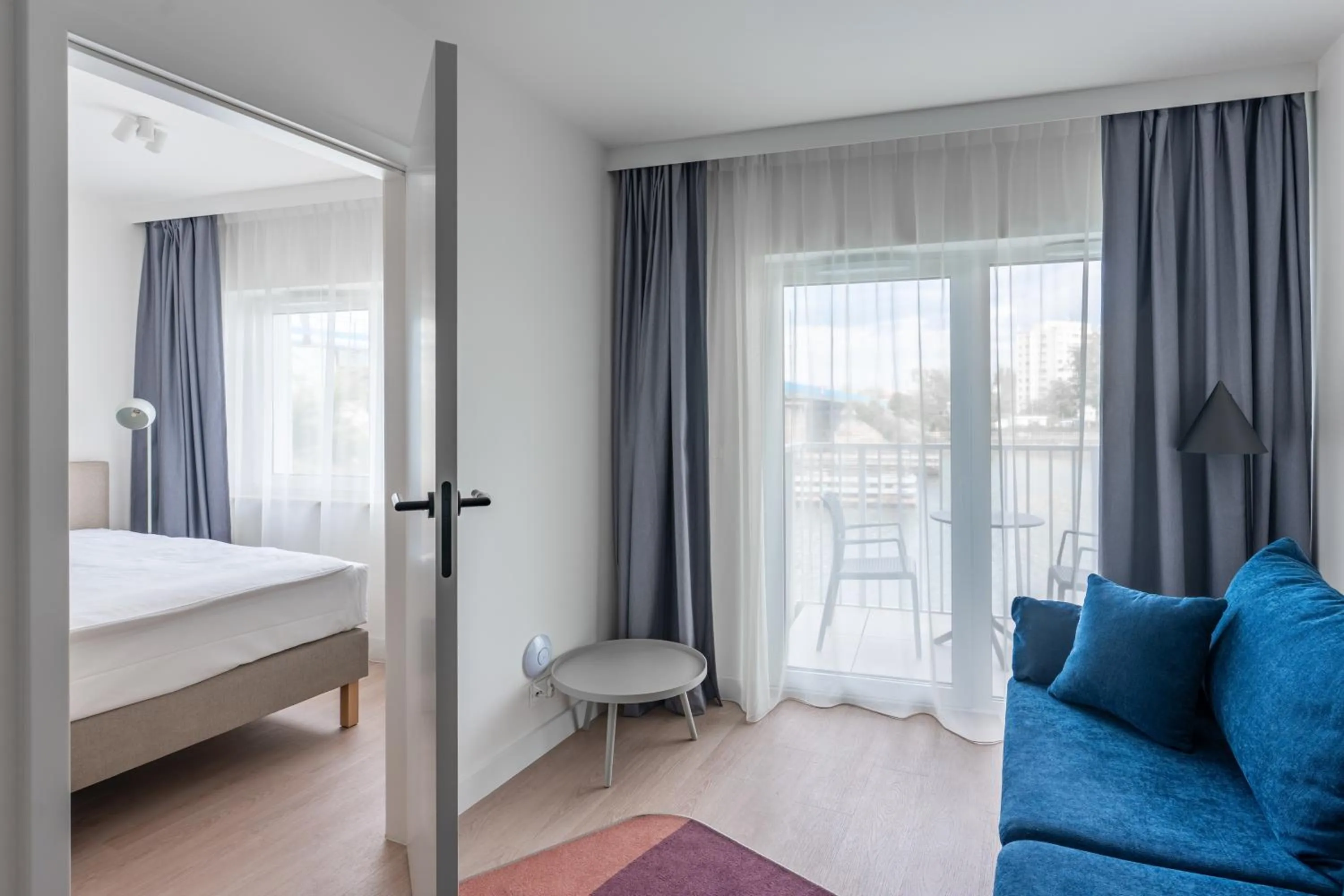 Bed in Noli Gdansk Riverside