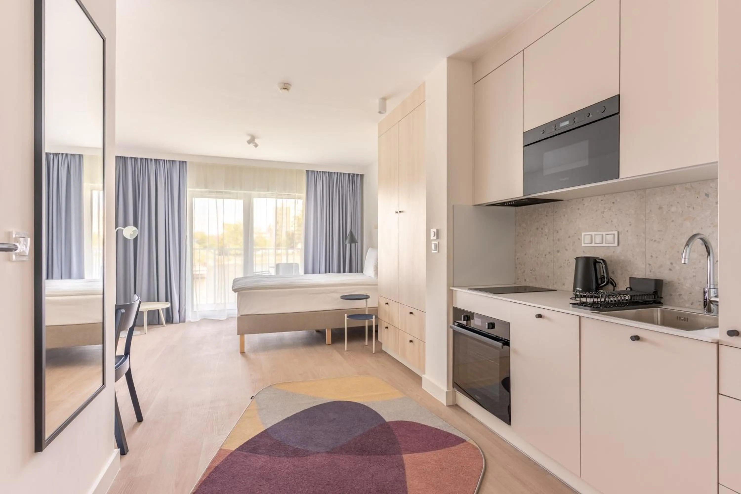 Bed in Noli Gdansk Riverside