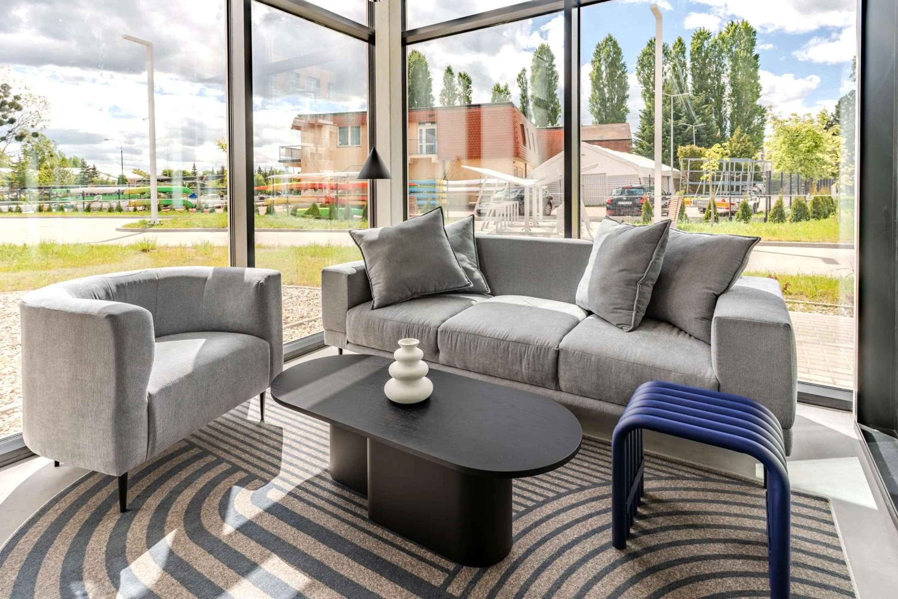 Communal lounge/ TV room in Noli Gdansk Riverside