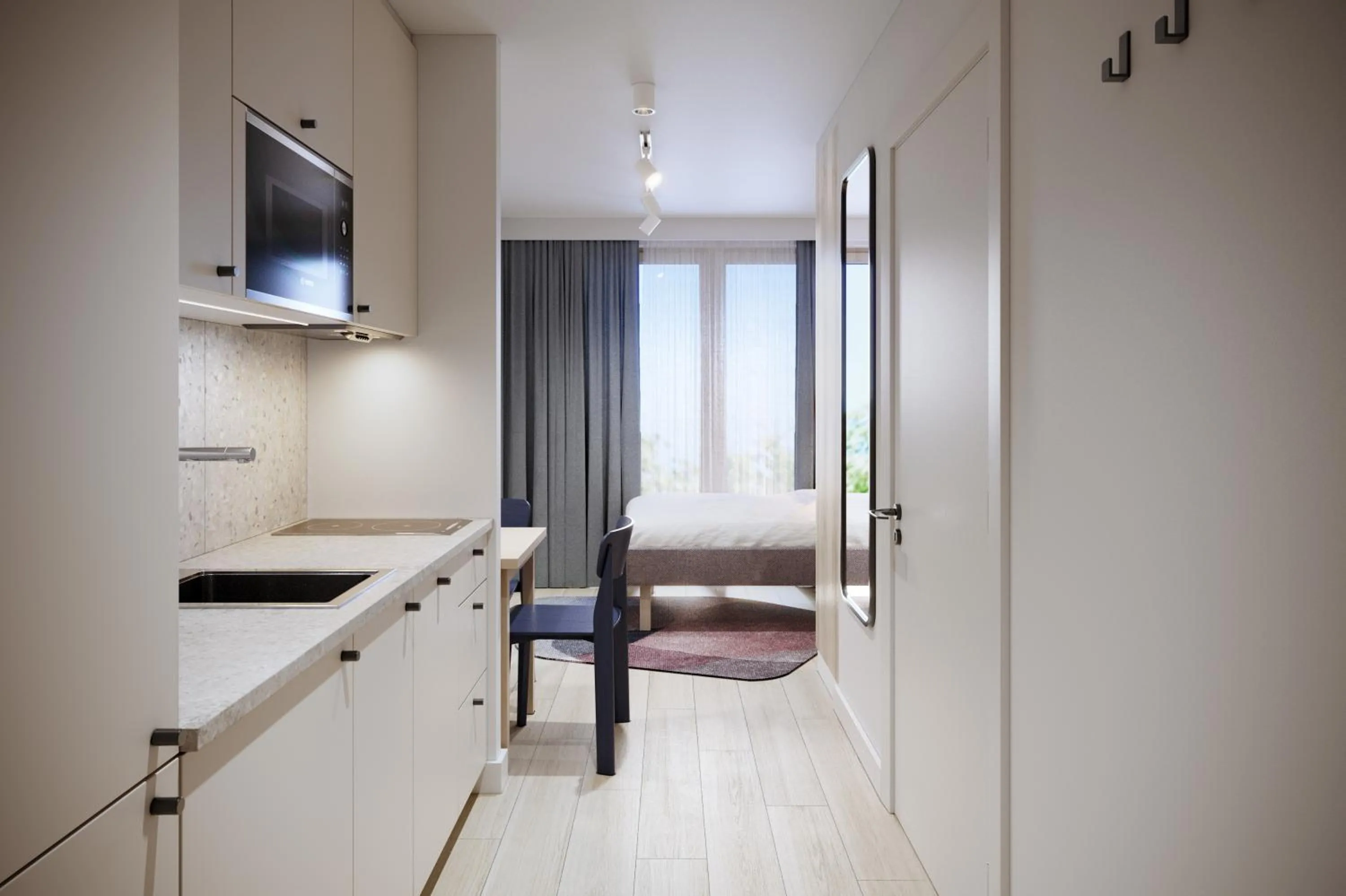 Bed in Noli Gdansk Riverside