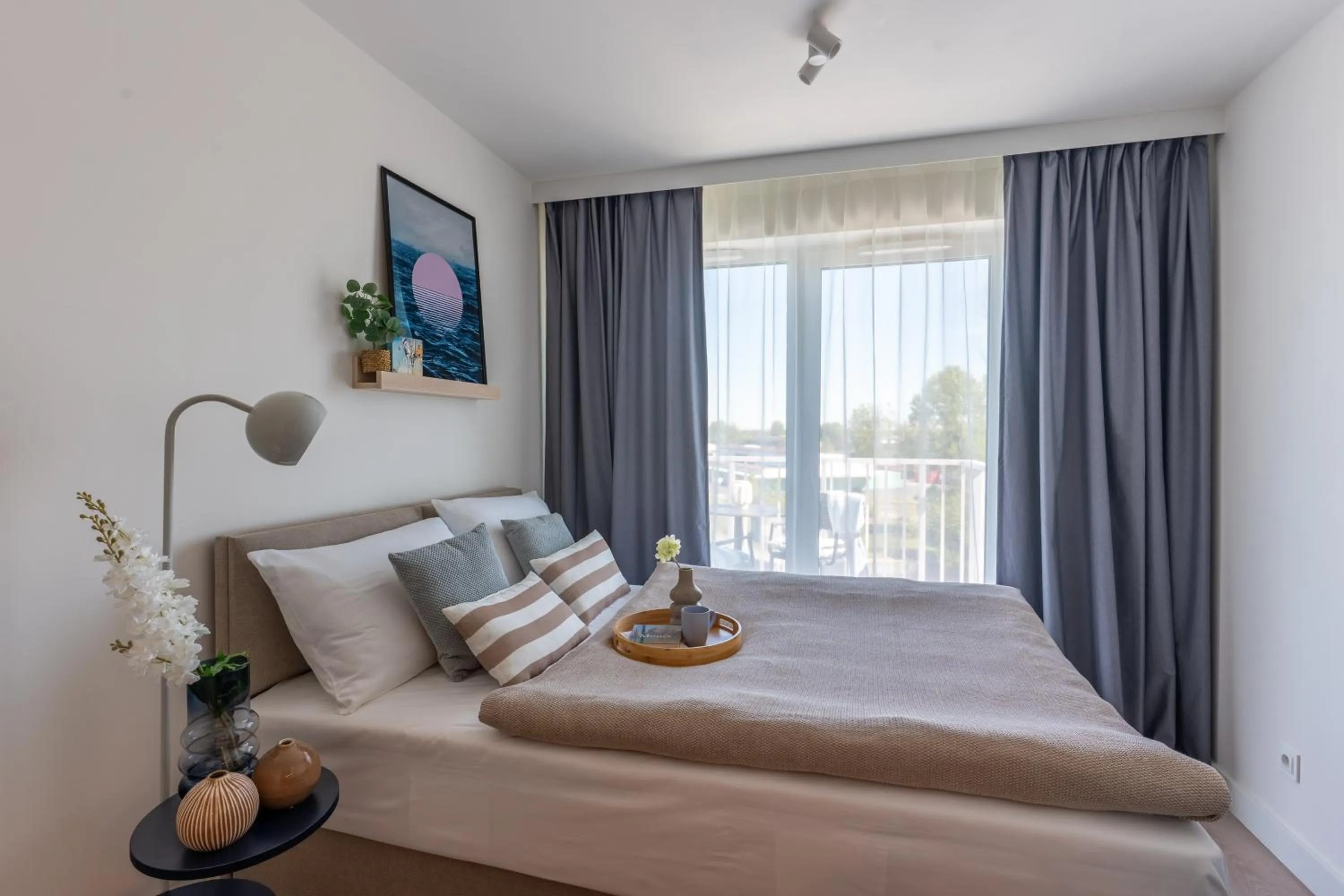 Bed in Noli Gdansk Riverside