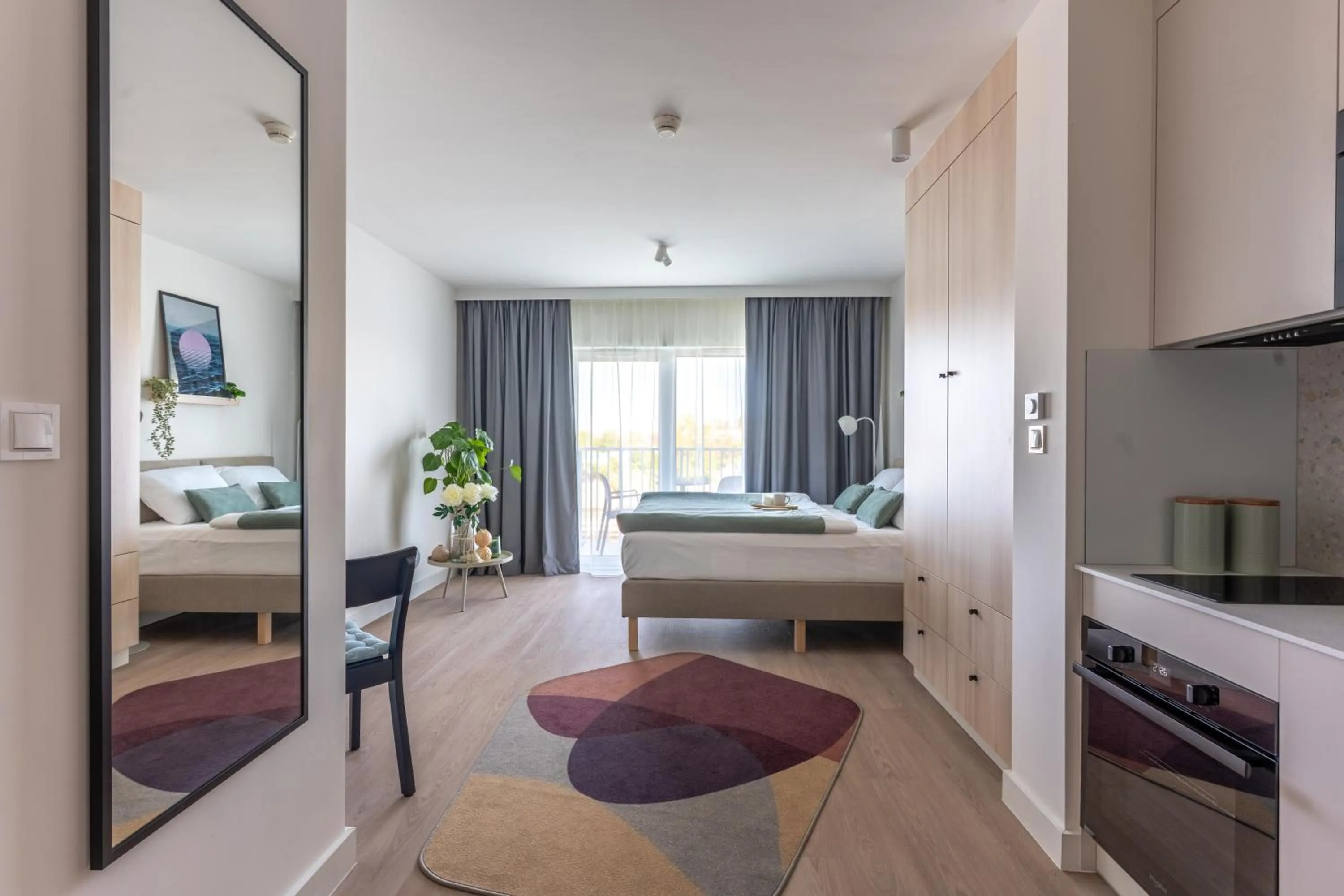 Bed in Noli Gdansk Riverside