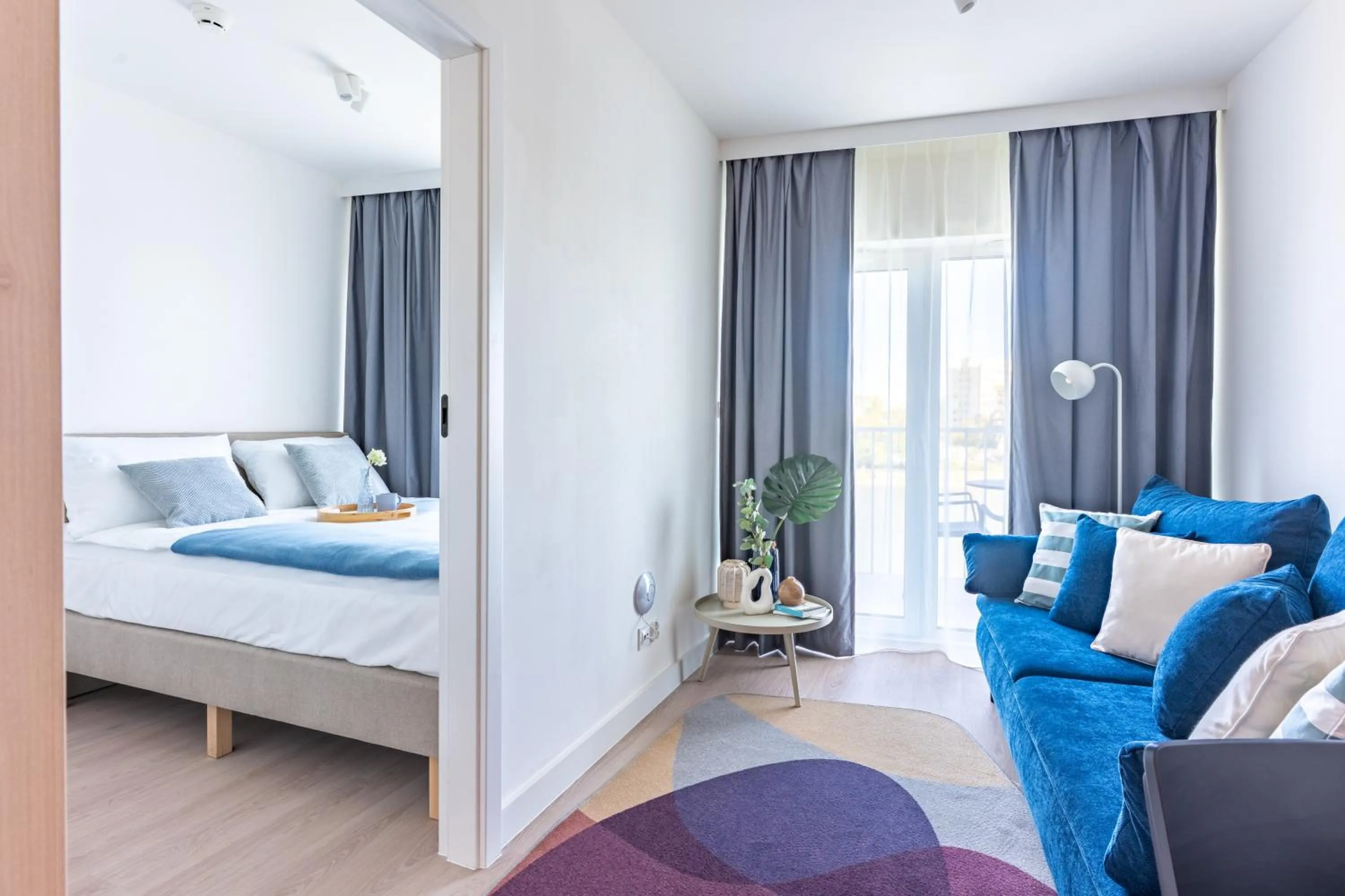 Bed in Noli Gdansk Riverside