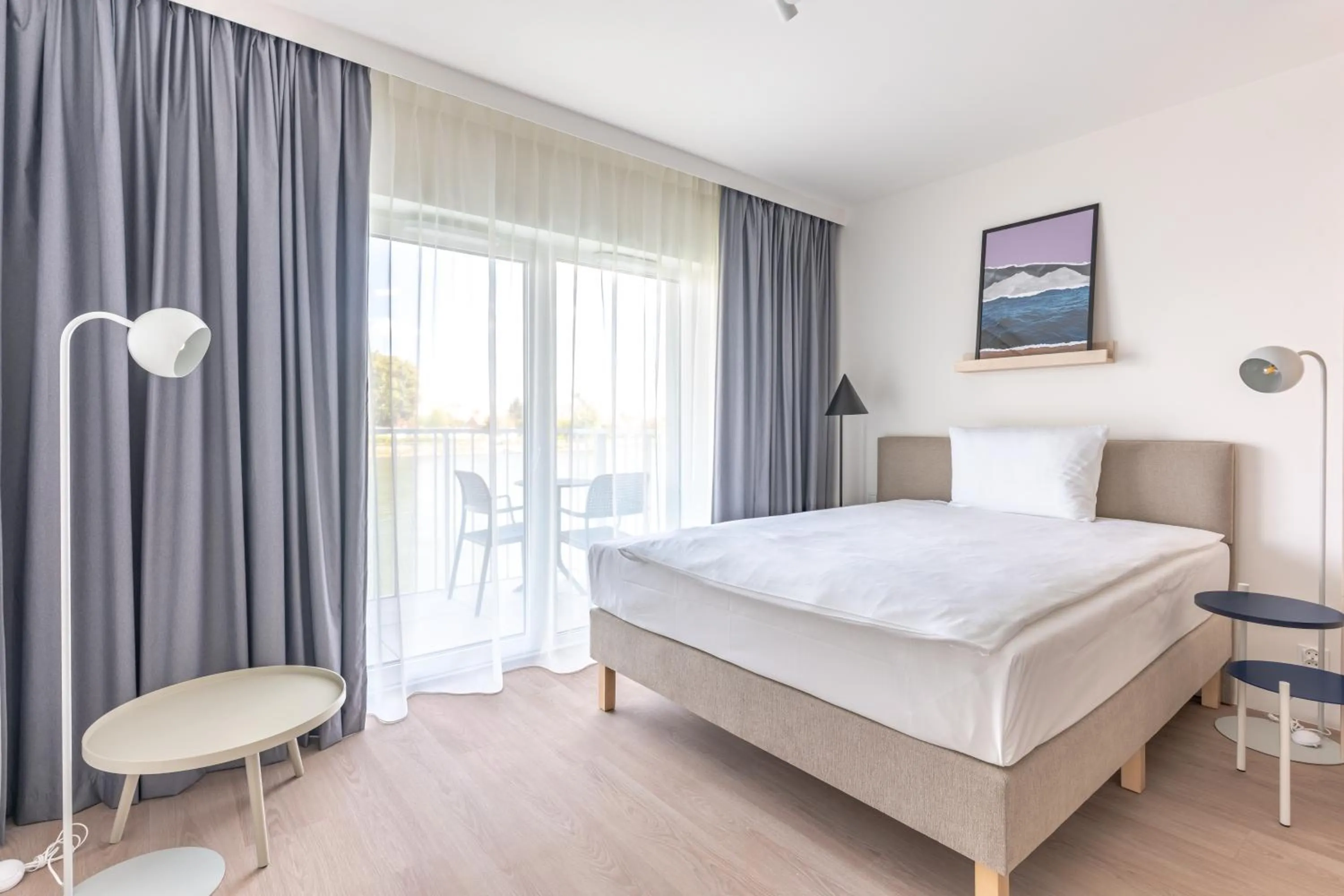 Bed in Noli Gdansk Riverside