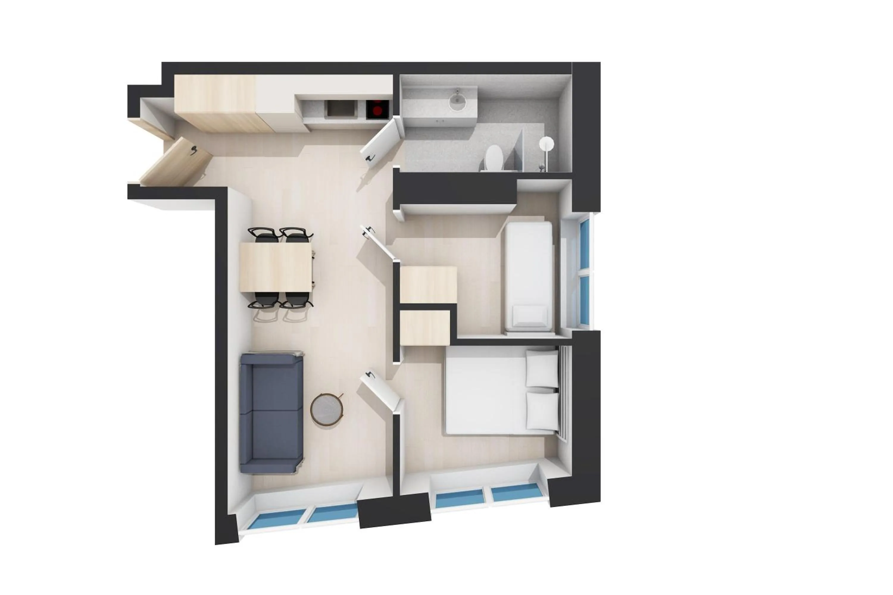 Floor plan in Noli Gdansk Riverside