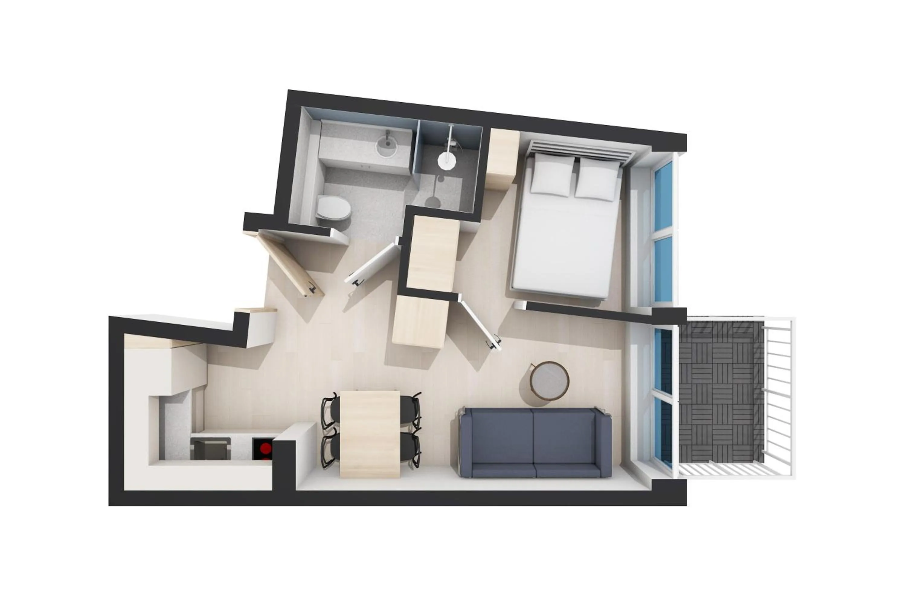 Floor plan in Noli Gdansk Riverside