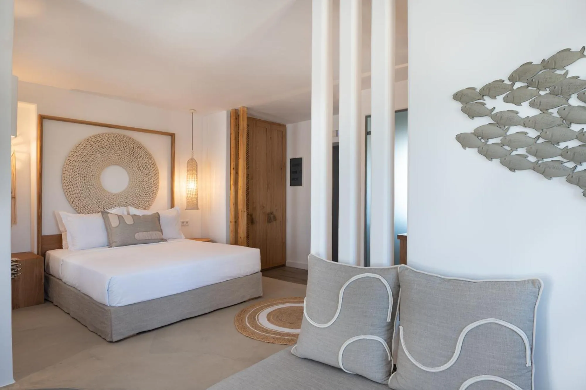 Bedroom, Bed in Kosmitis Suites & Villas