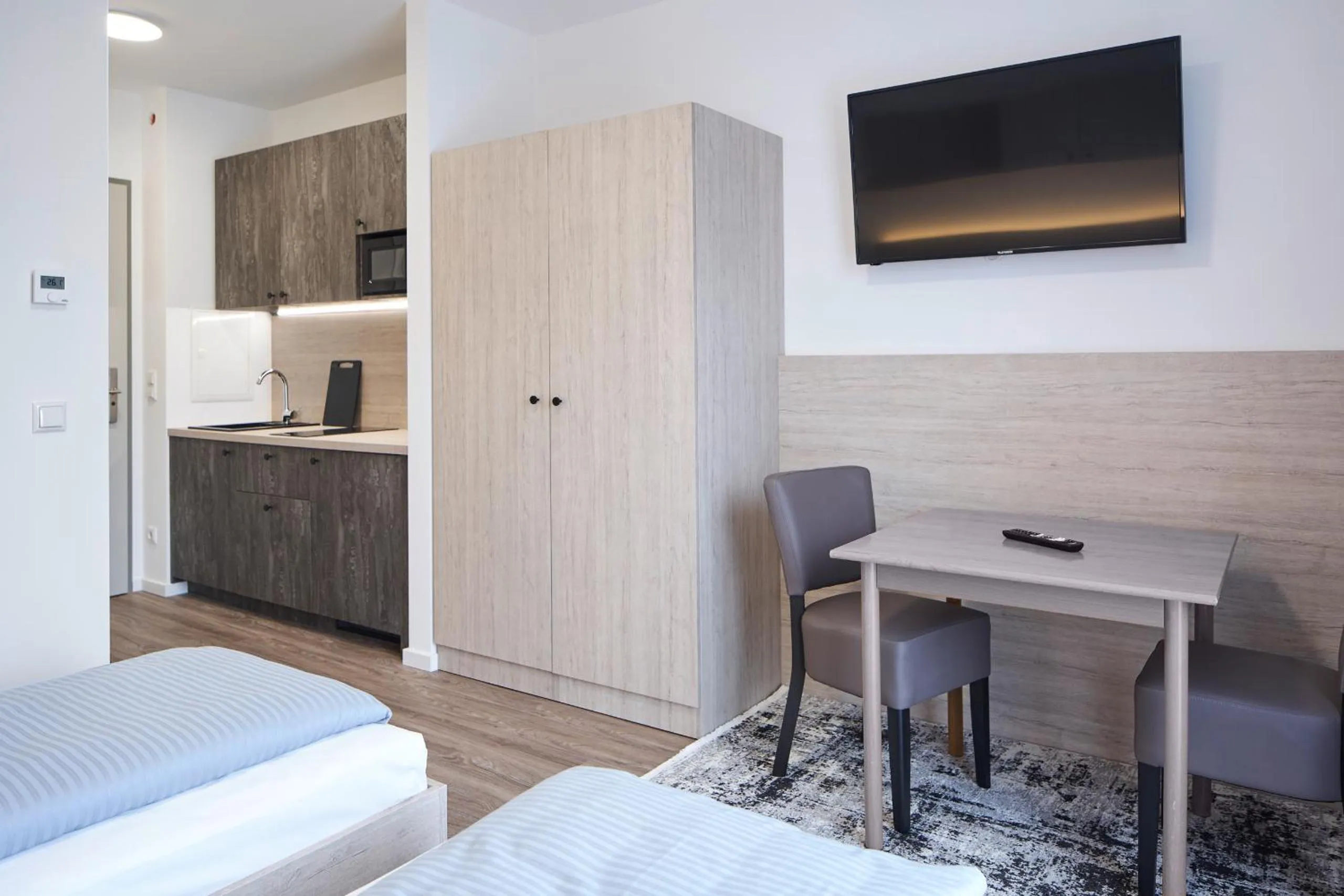 TV and multimedia, Bed in Bader Aparthotel