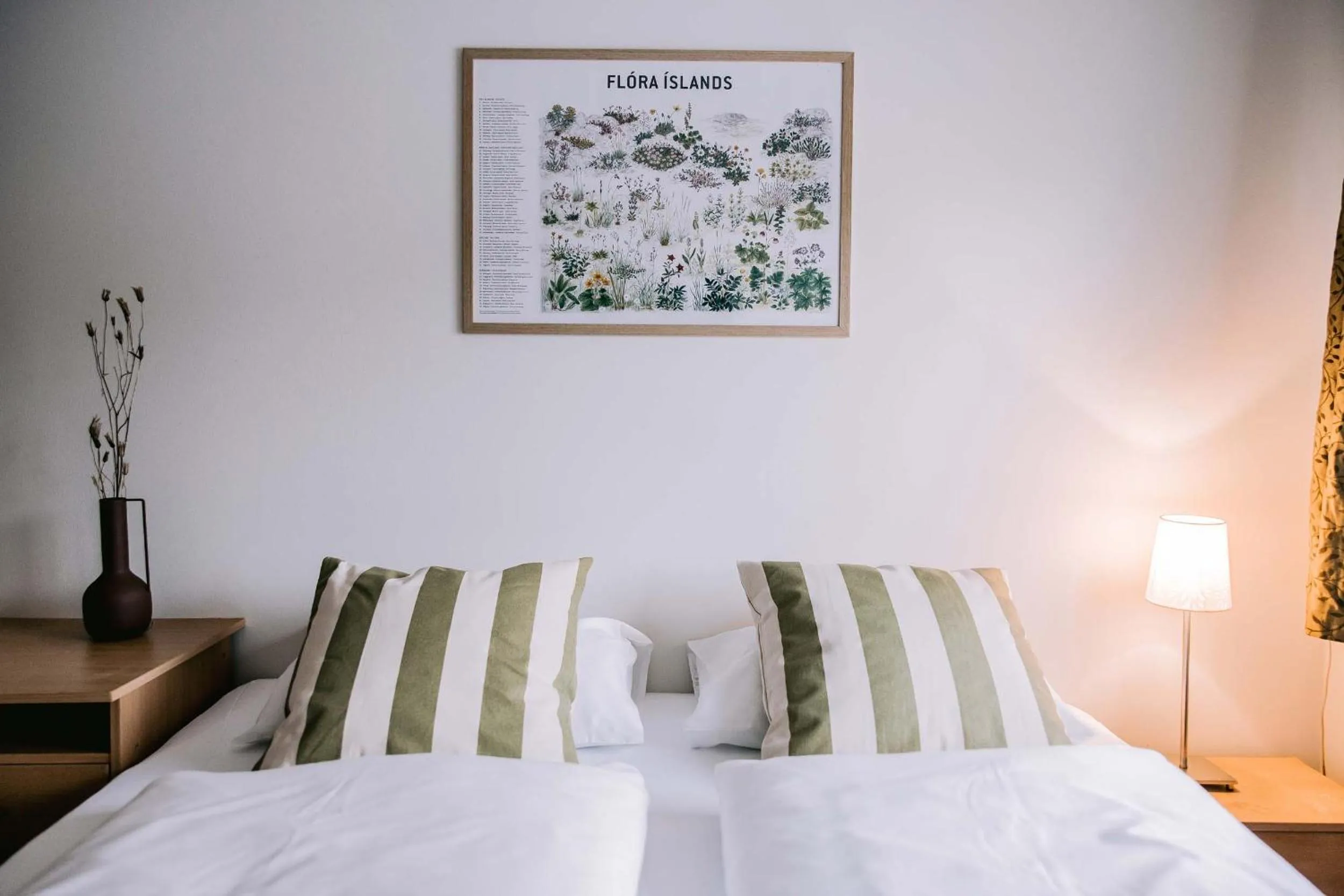 Bed in Eldá Guesthouse