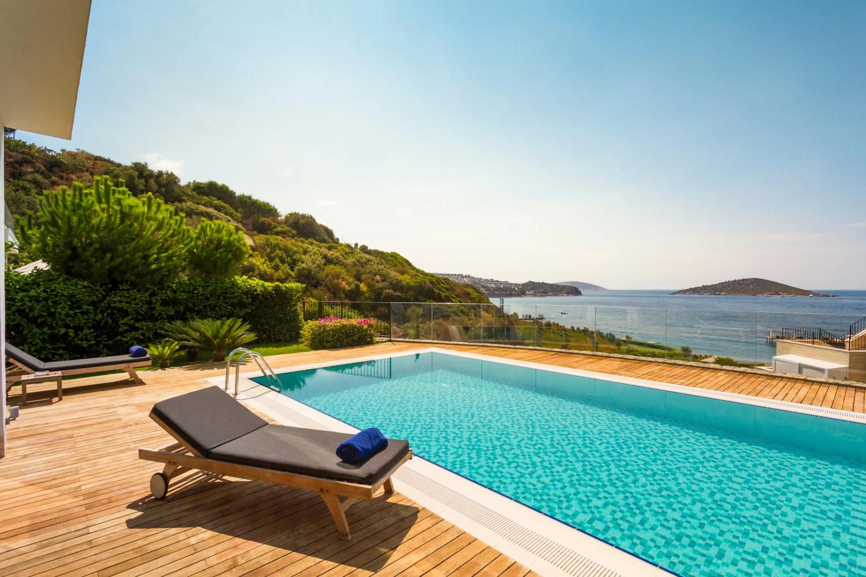 Pool view in Sirene Luxury Hotel Bodrum