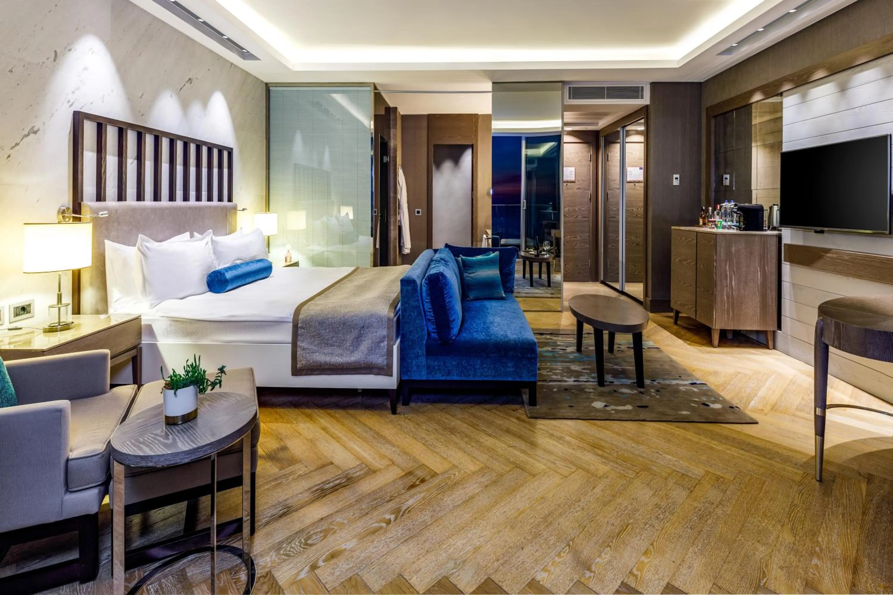 Bed in Sirene Luxury Hotel Bodrum