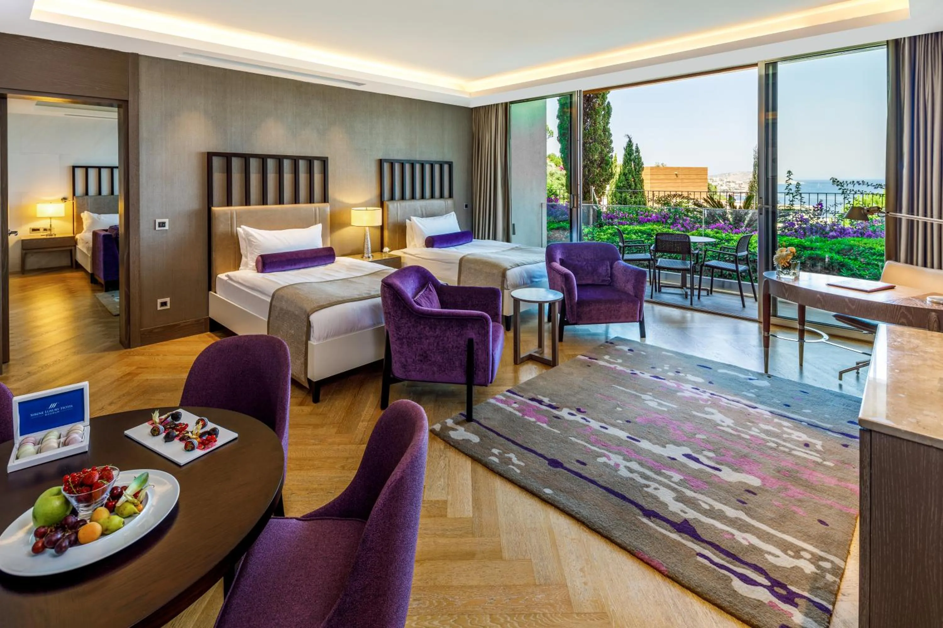 Bed in Sirene Luxury Hotel Bodrum