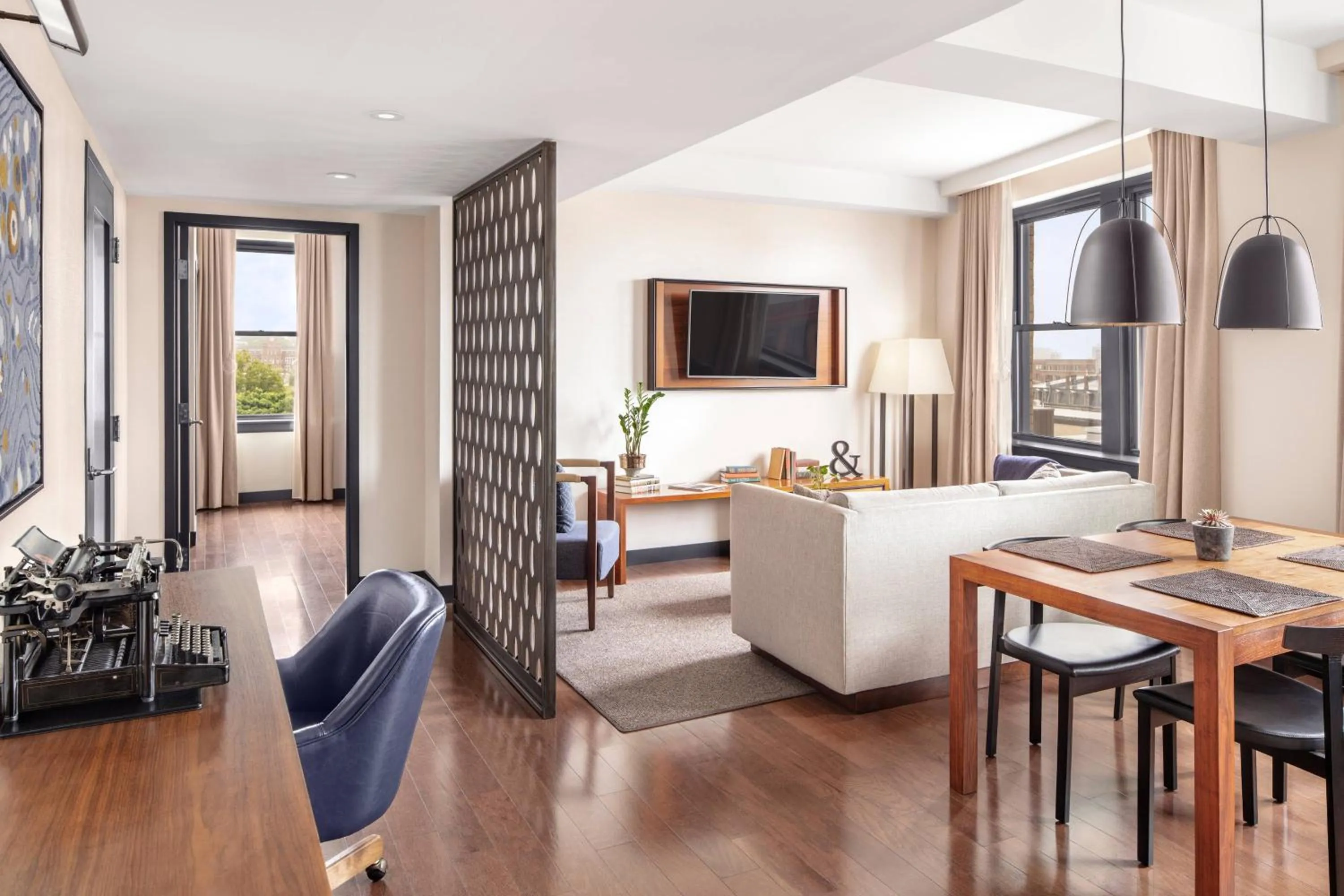 Photo of the whole room in The Press Hotel, Autograph Collection