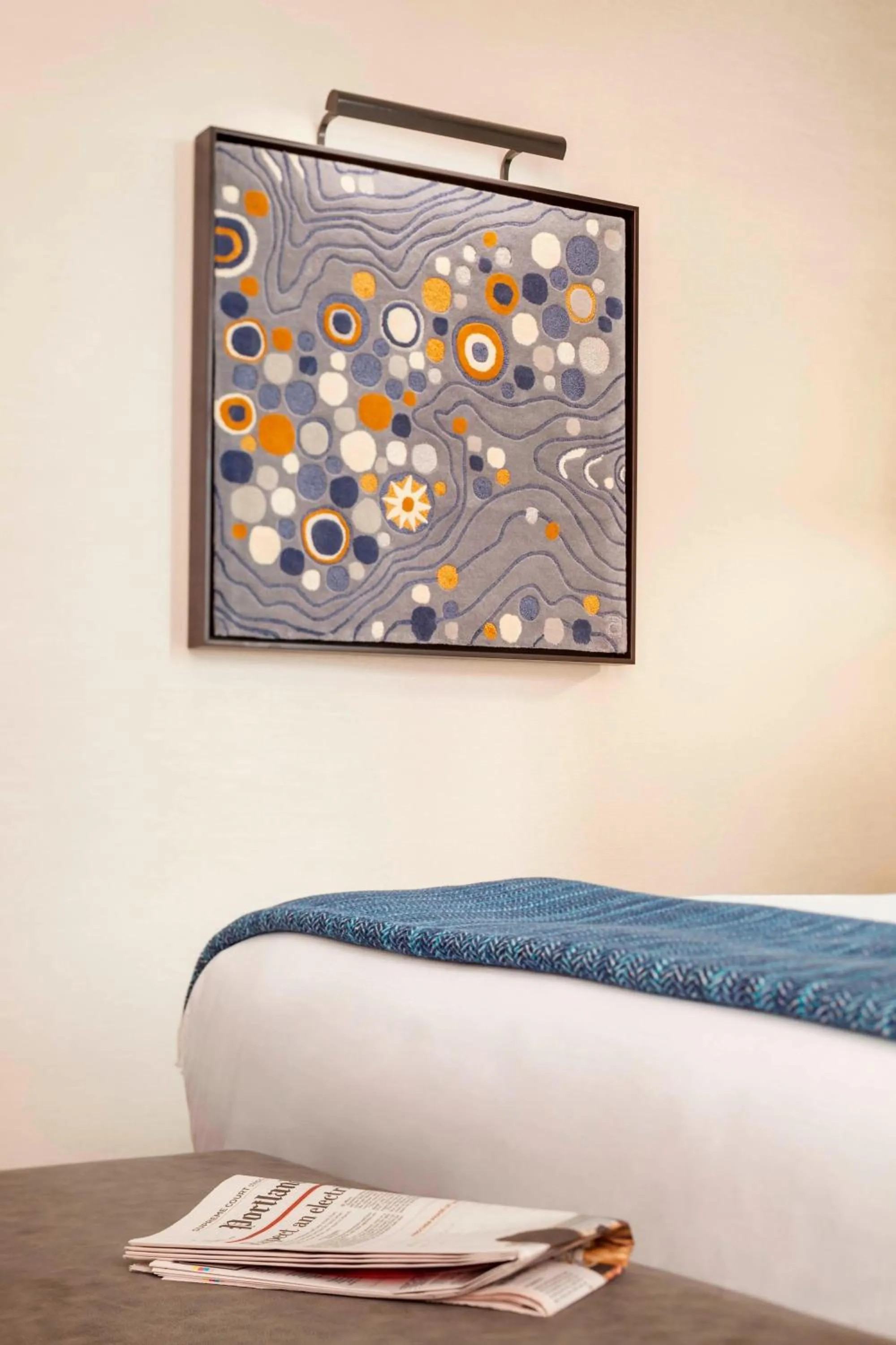 Photo of the whole room, Bed in The Press Hotel, Autograph Collection