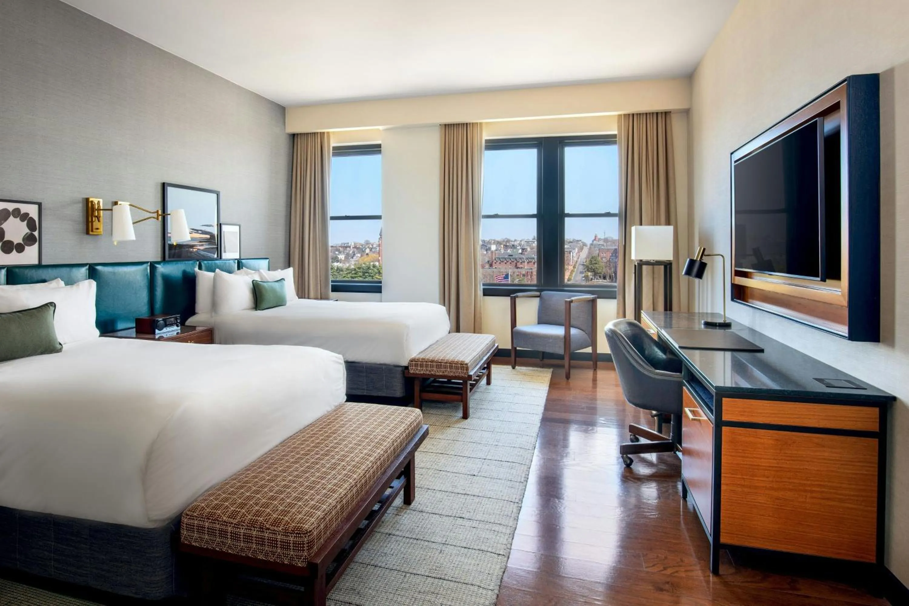 Photo of the whole room, Bed in The Press Hotel, Autograph Collection