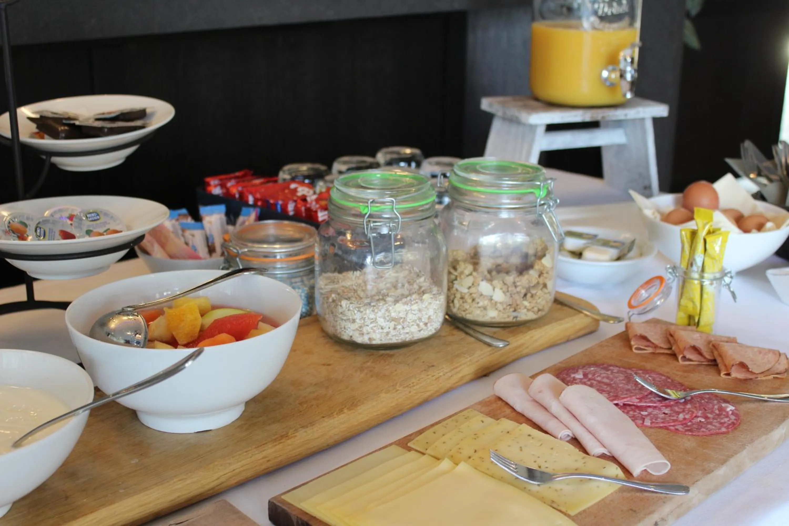Buffet breakfast in Hotel restaurant Nederheide