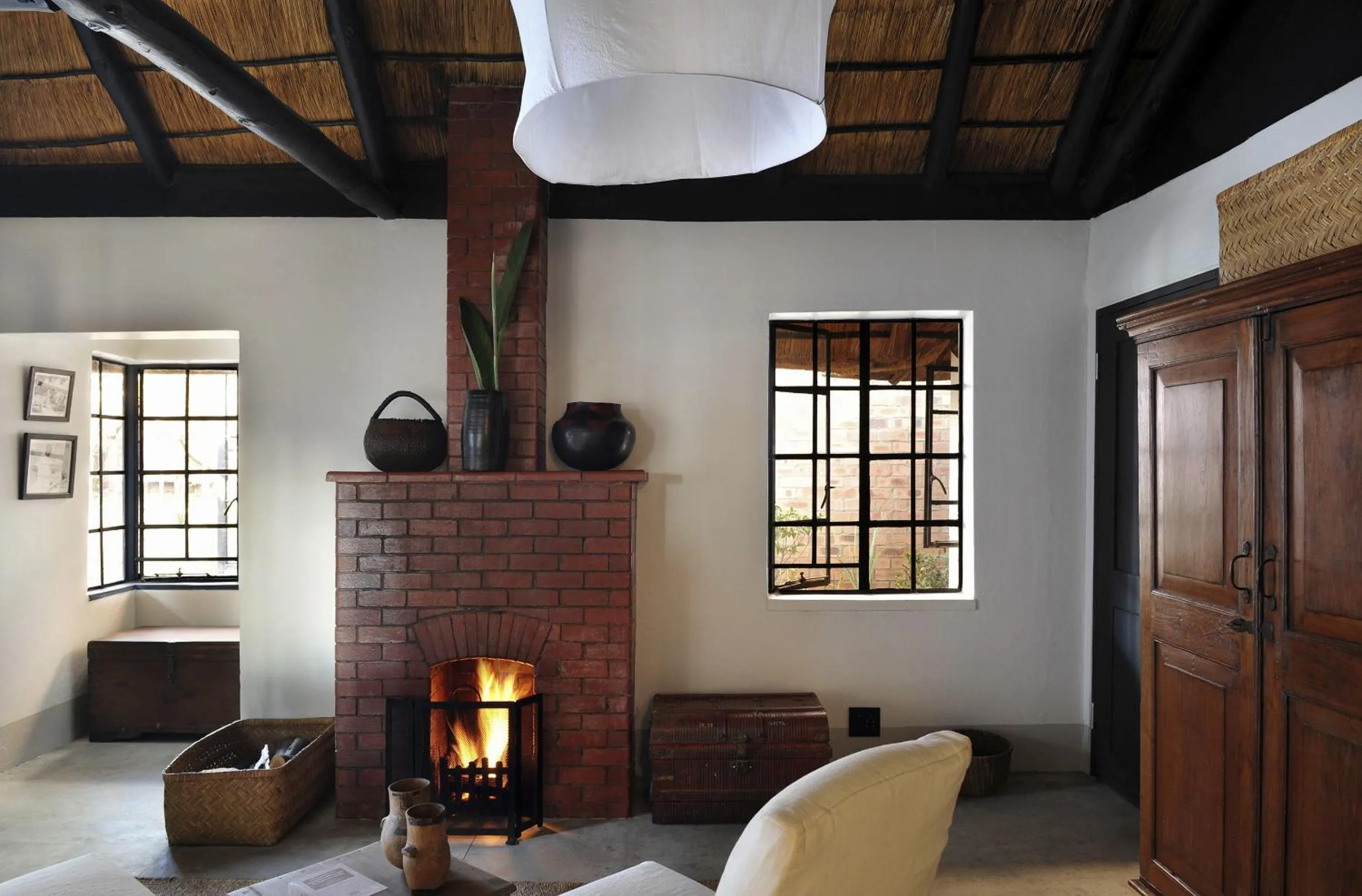 Seating area in Satyagraha House