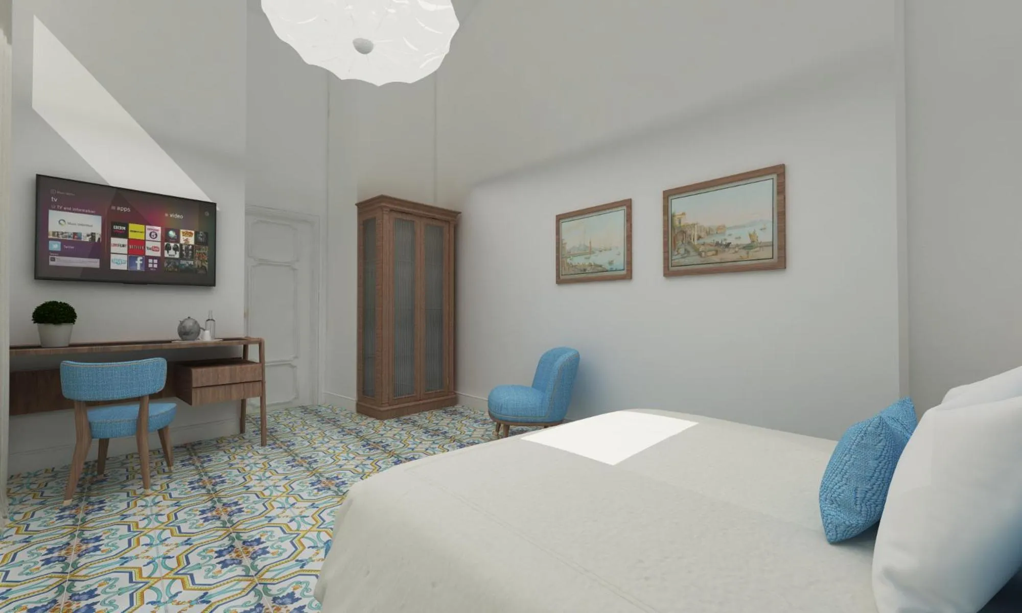 Bed in Palazzo Gargiulo Luxury Rooms & Suites