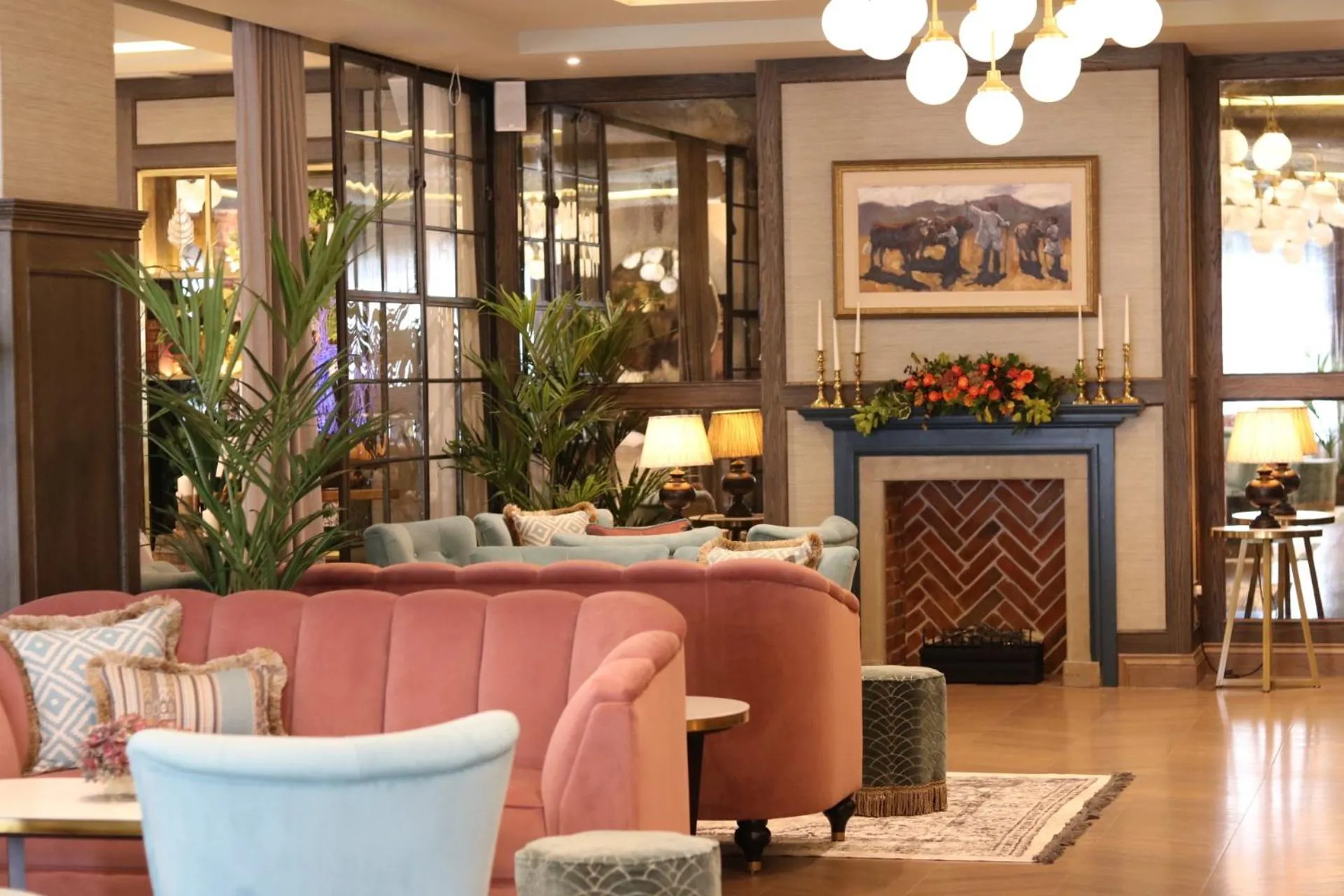 Seating area in The Ashe Hotel