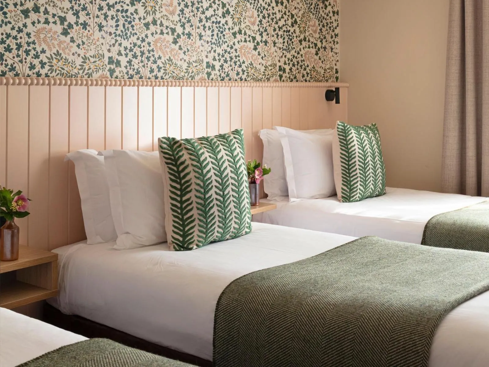 Bed in The Ashe Hotel