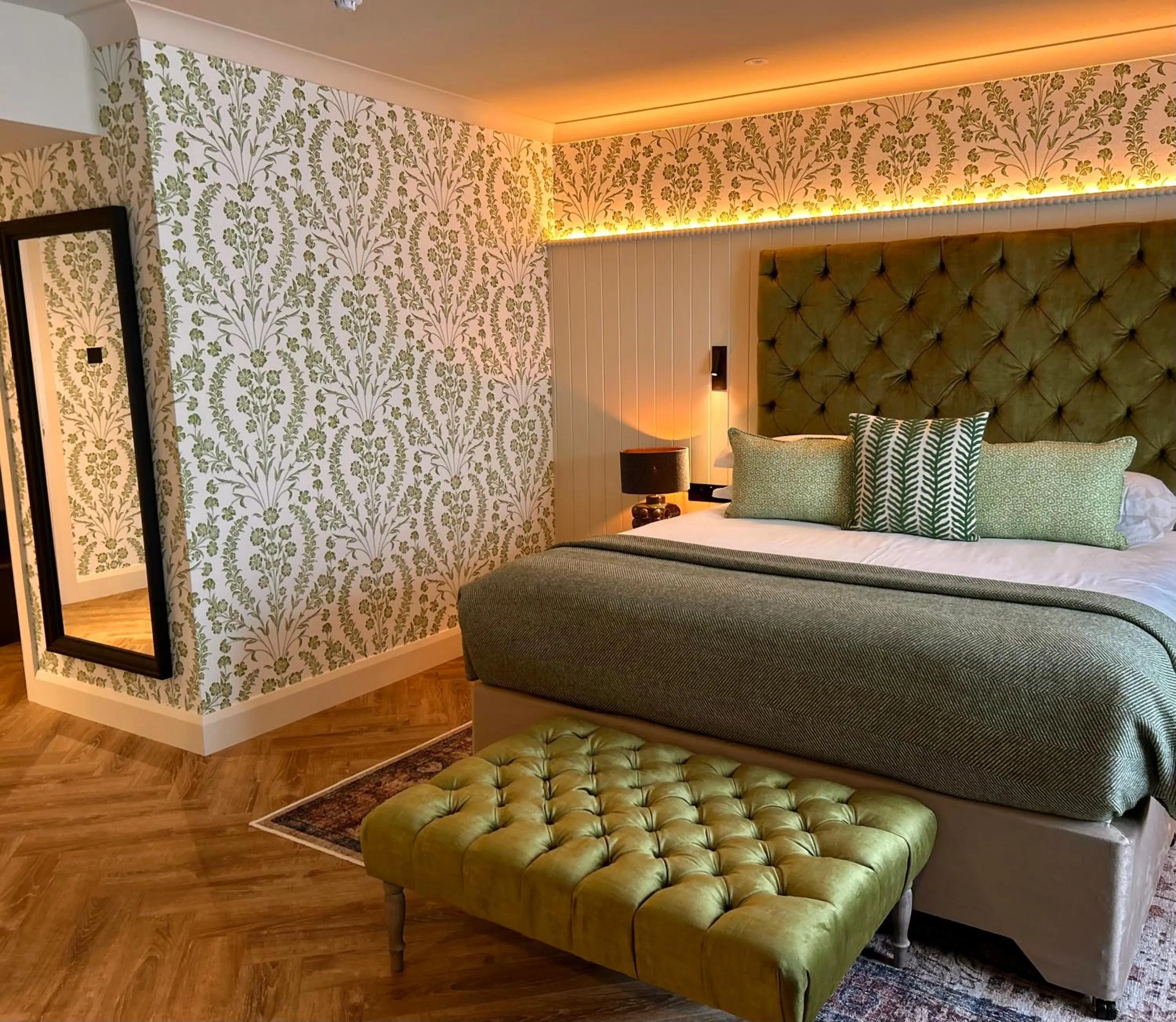 Bed in The Ashe Hotel