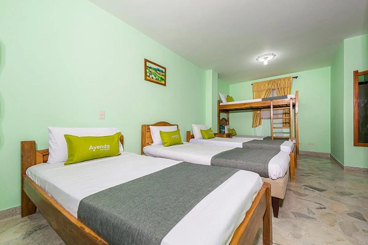 Bed in Hotel El Bosque