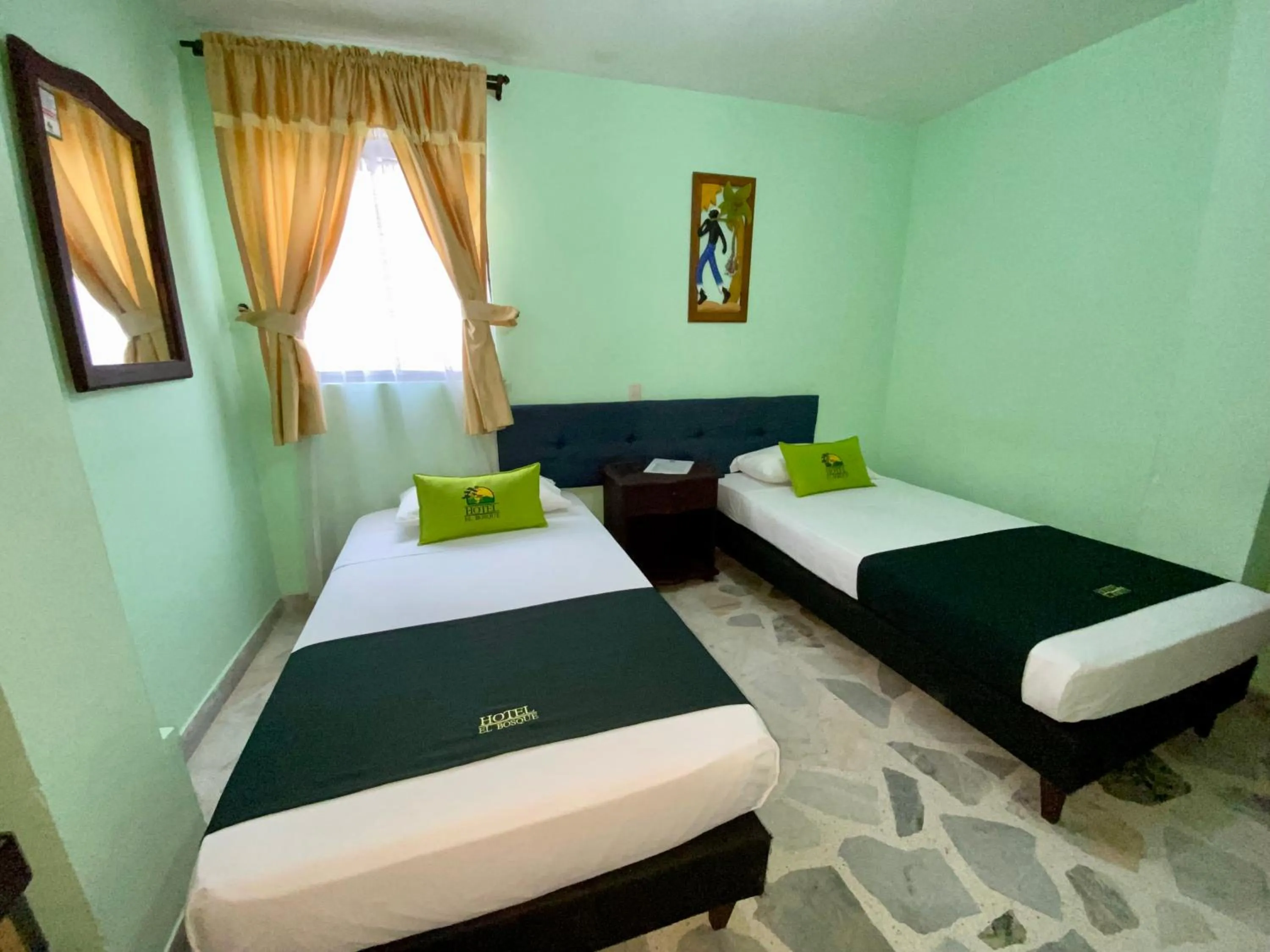 Bedroom, Bed in Hotel El Bosque