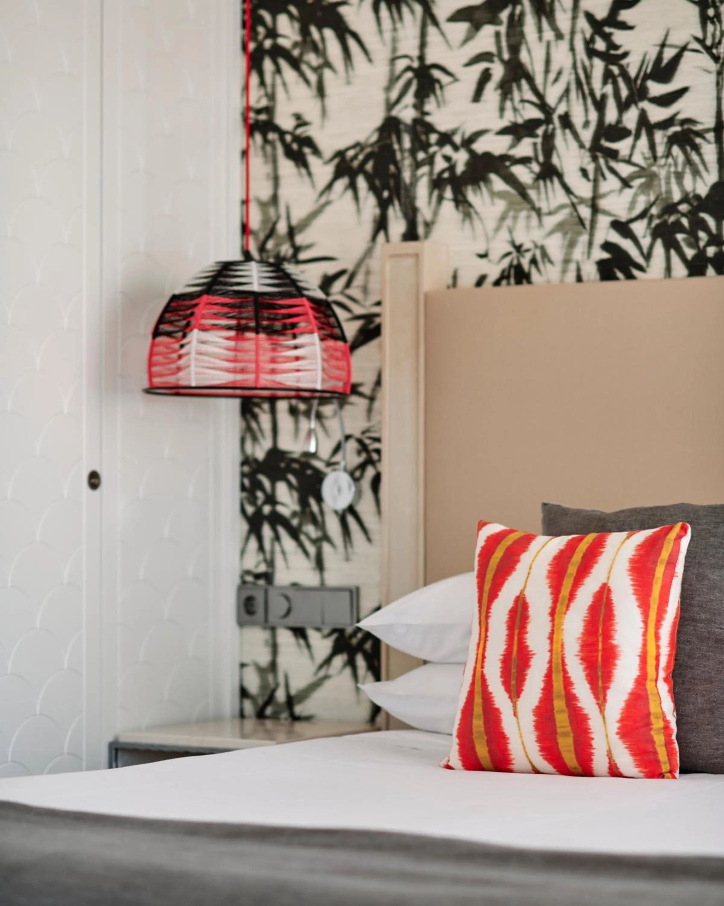 Bed in Hotel Honucai