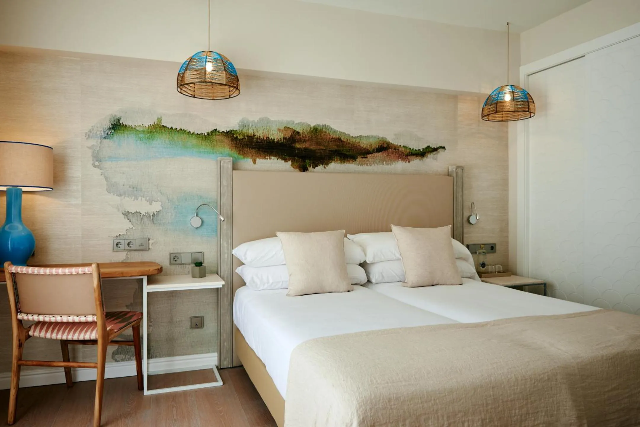 Bed in Hotel Honucai