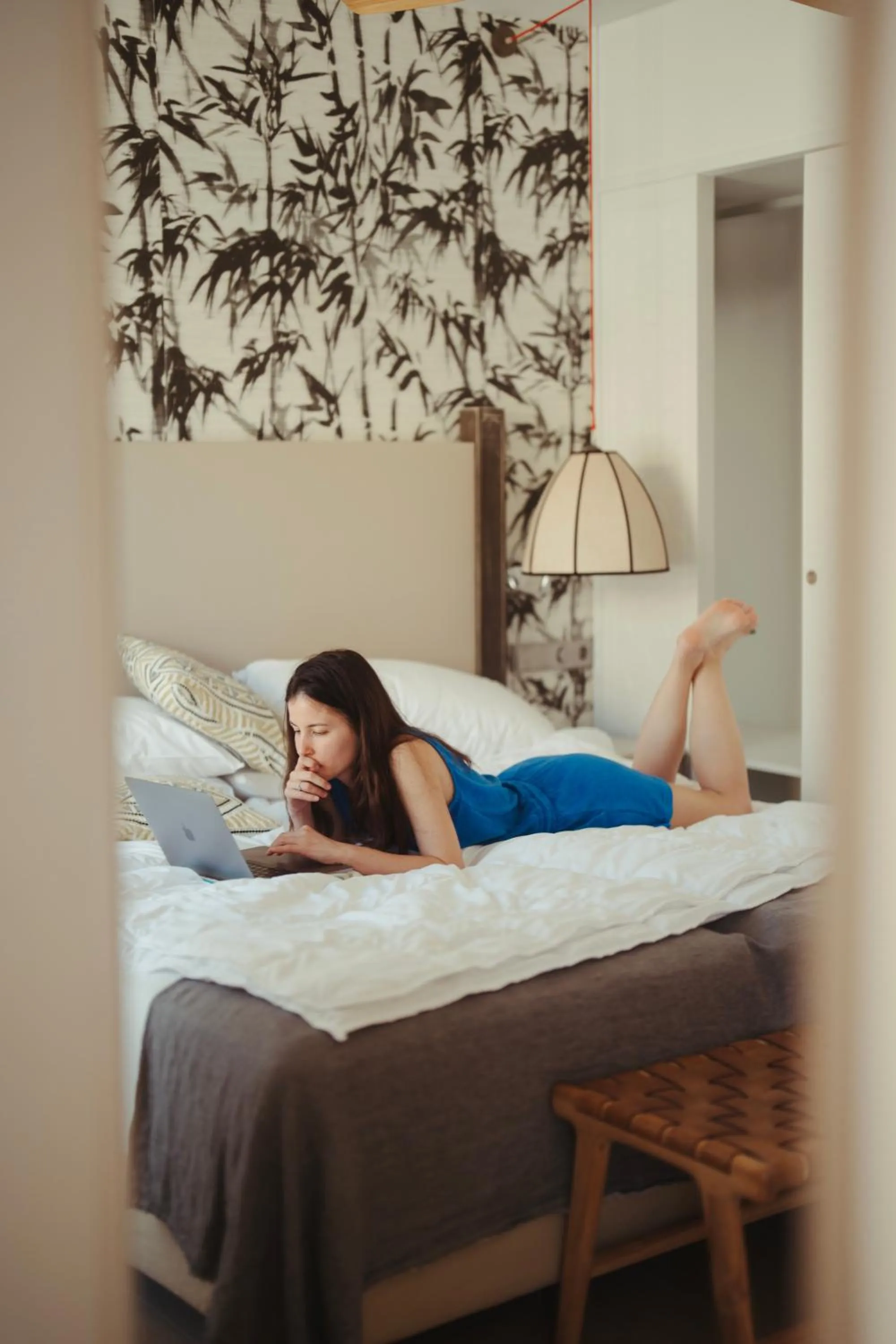 Bed in Hotel Honucai