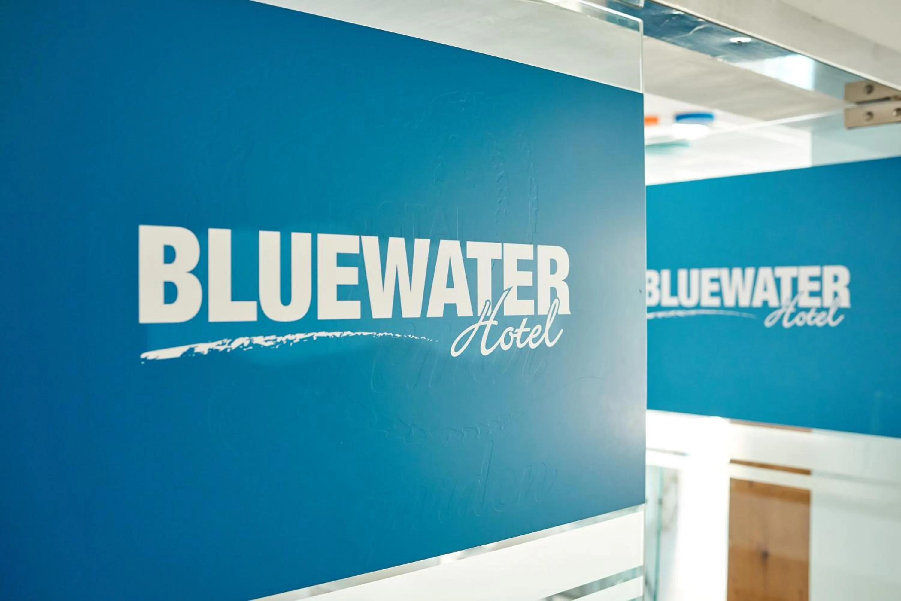 Property logo or sign in Bluewater Hotel