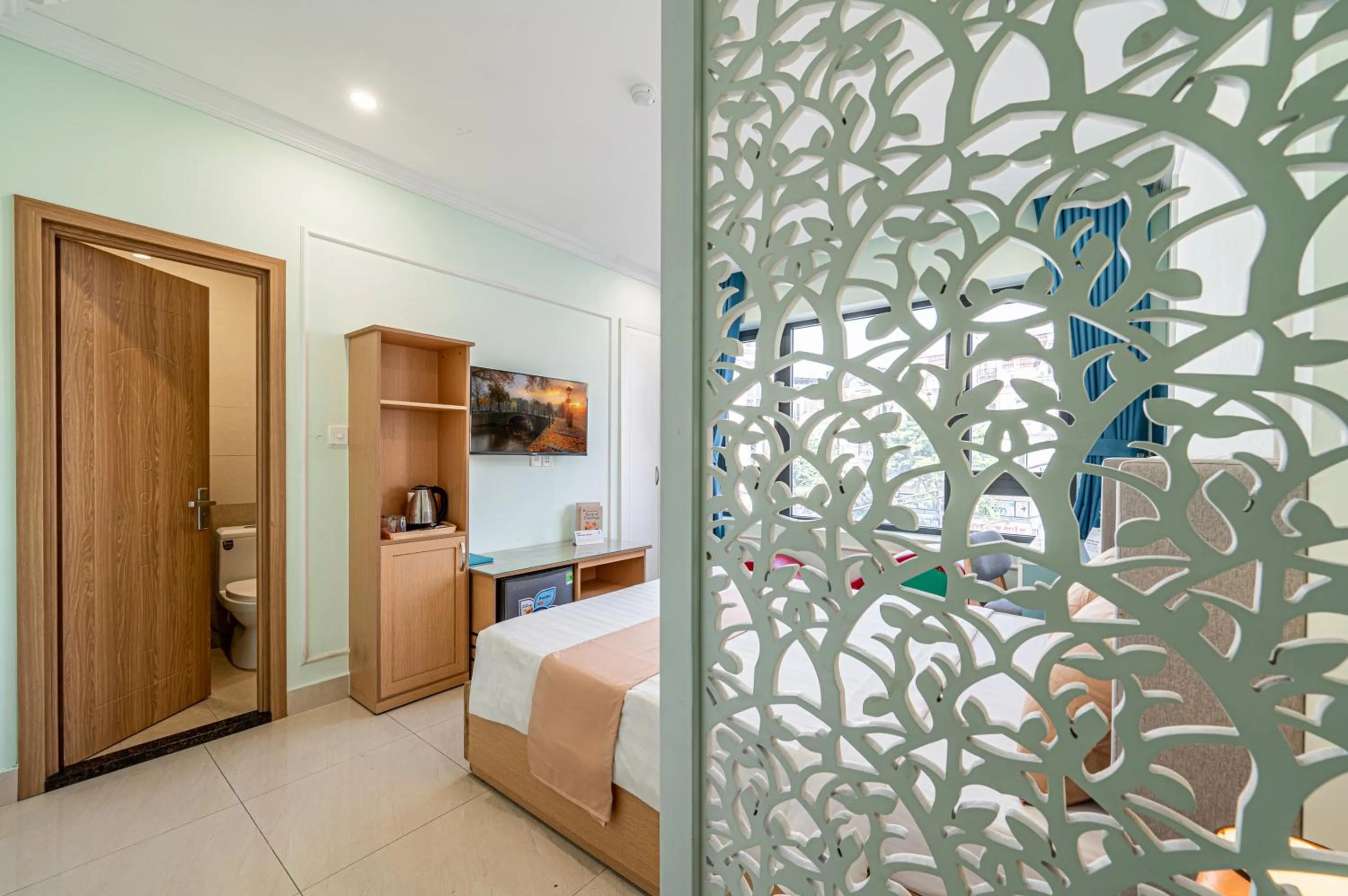 Bed in Cozrum - Love Hotel Trần Thị Nghỉ