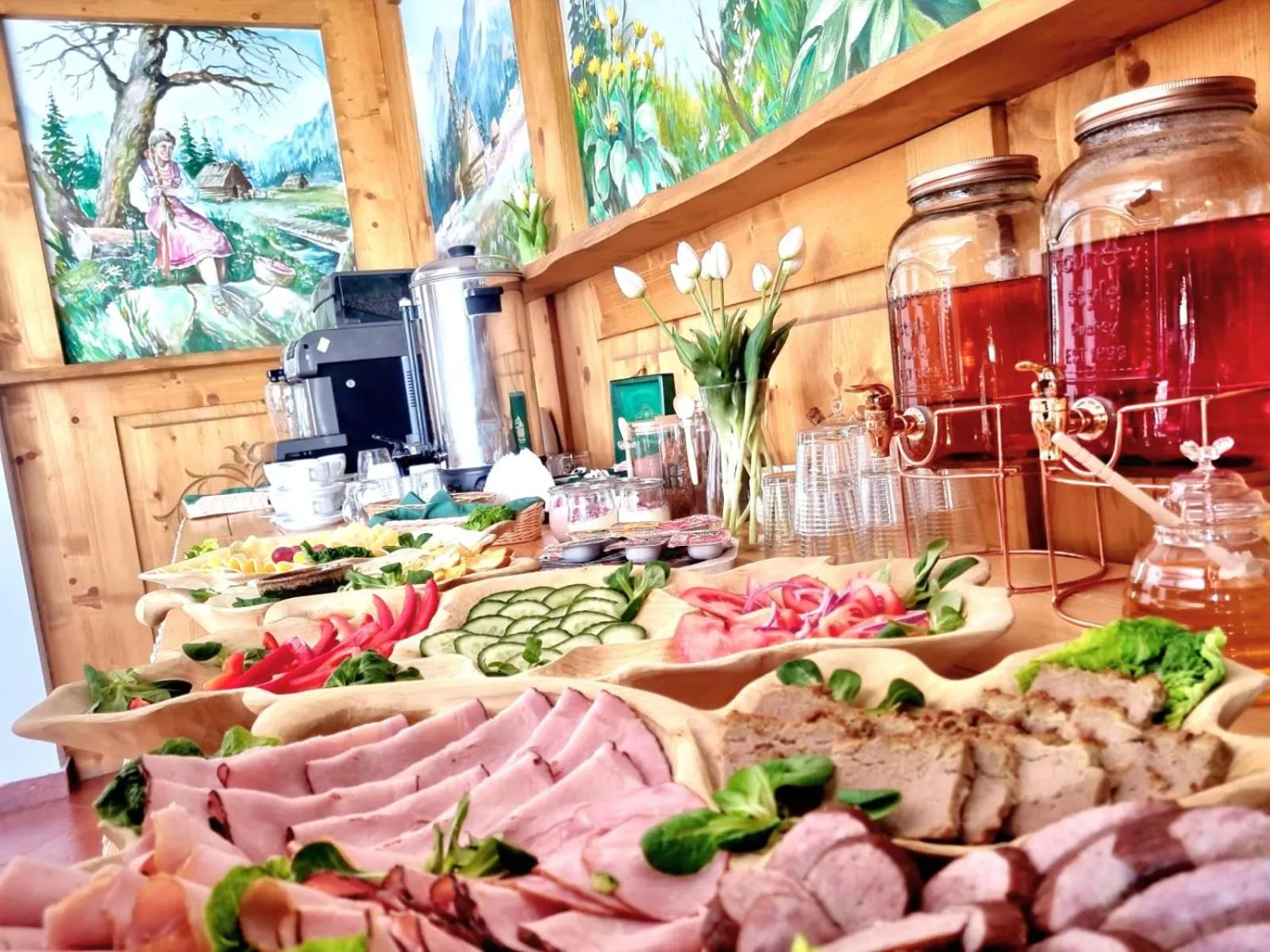 Buffet breakfast in Willa Regina II Resort & SPA