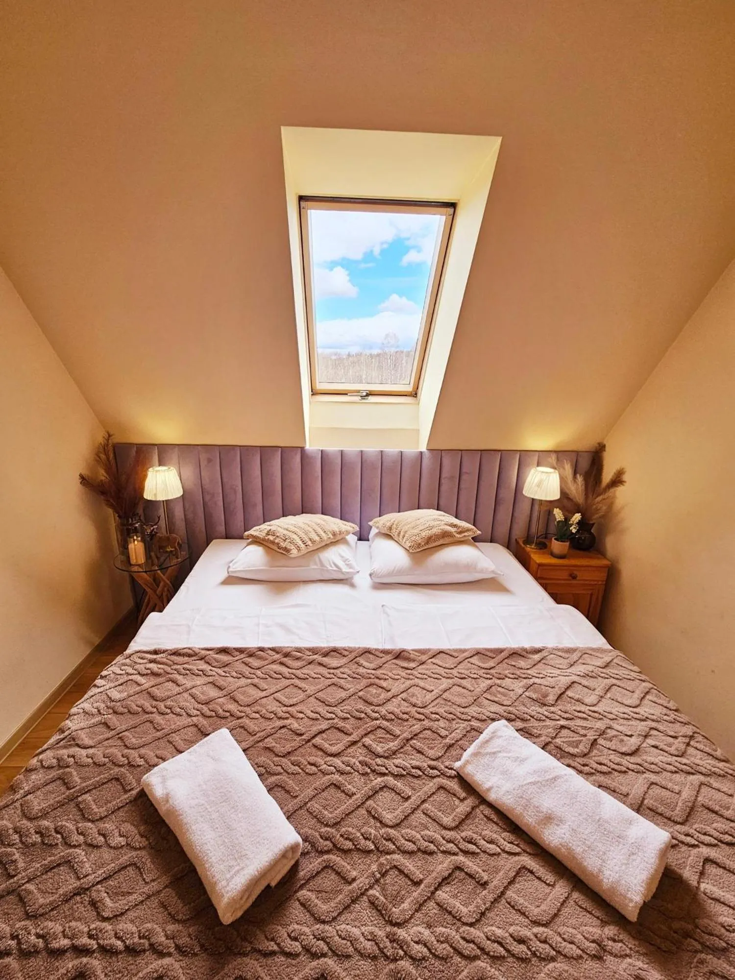 Bed in Willa Regina II Resort & SPA