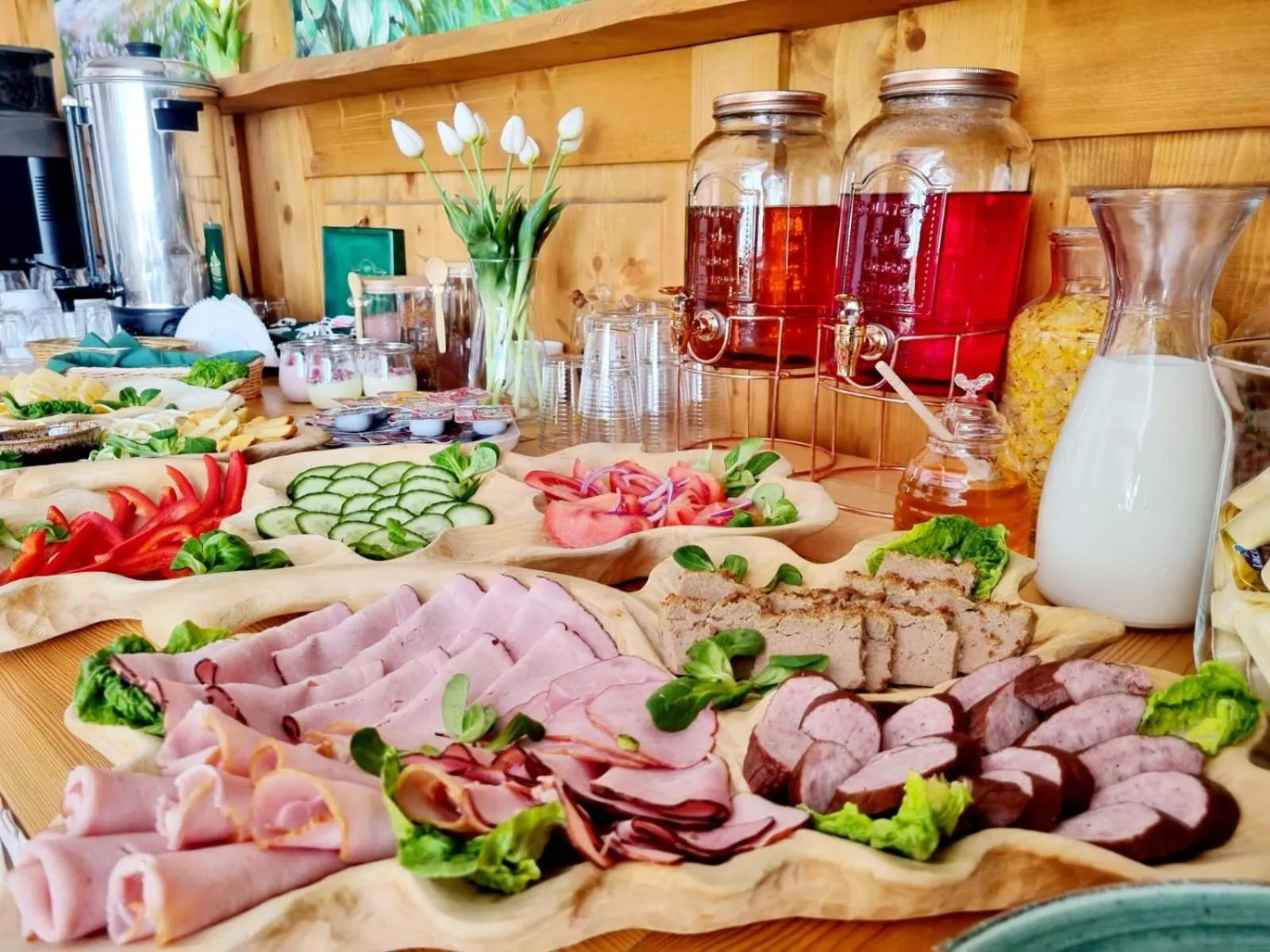 Buffet breakfast in Willa Regina II Resort & SPA