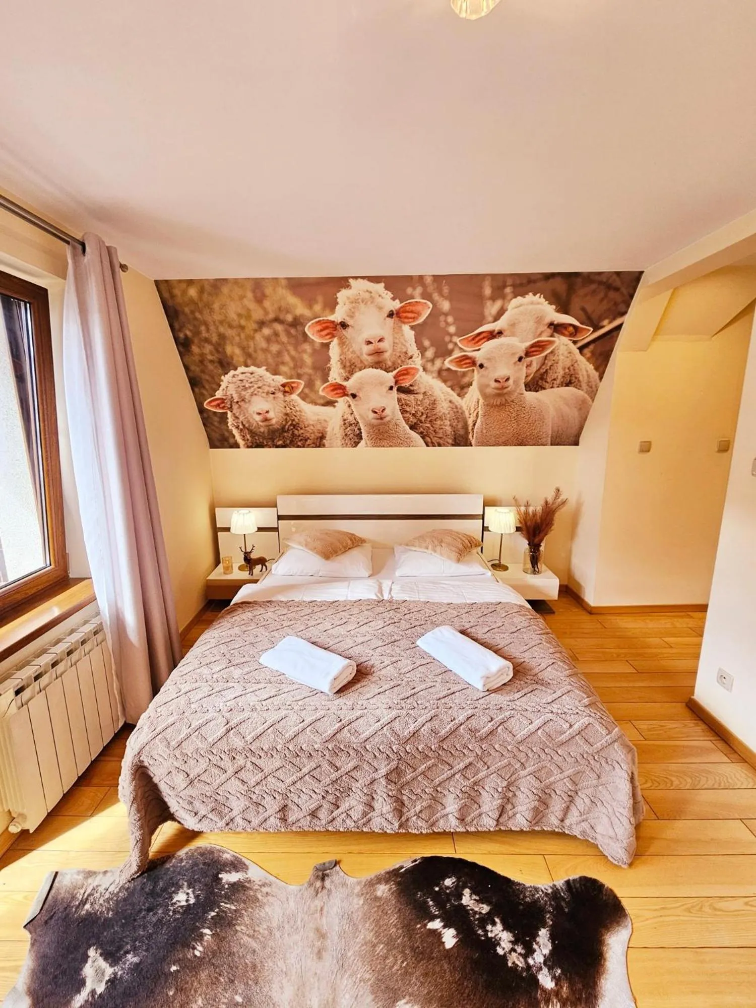 Bed in Willa Regina II Resort & SPA