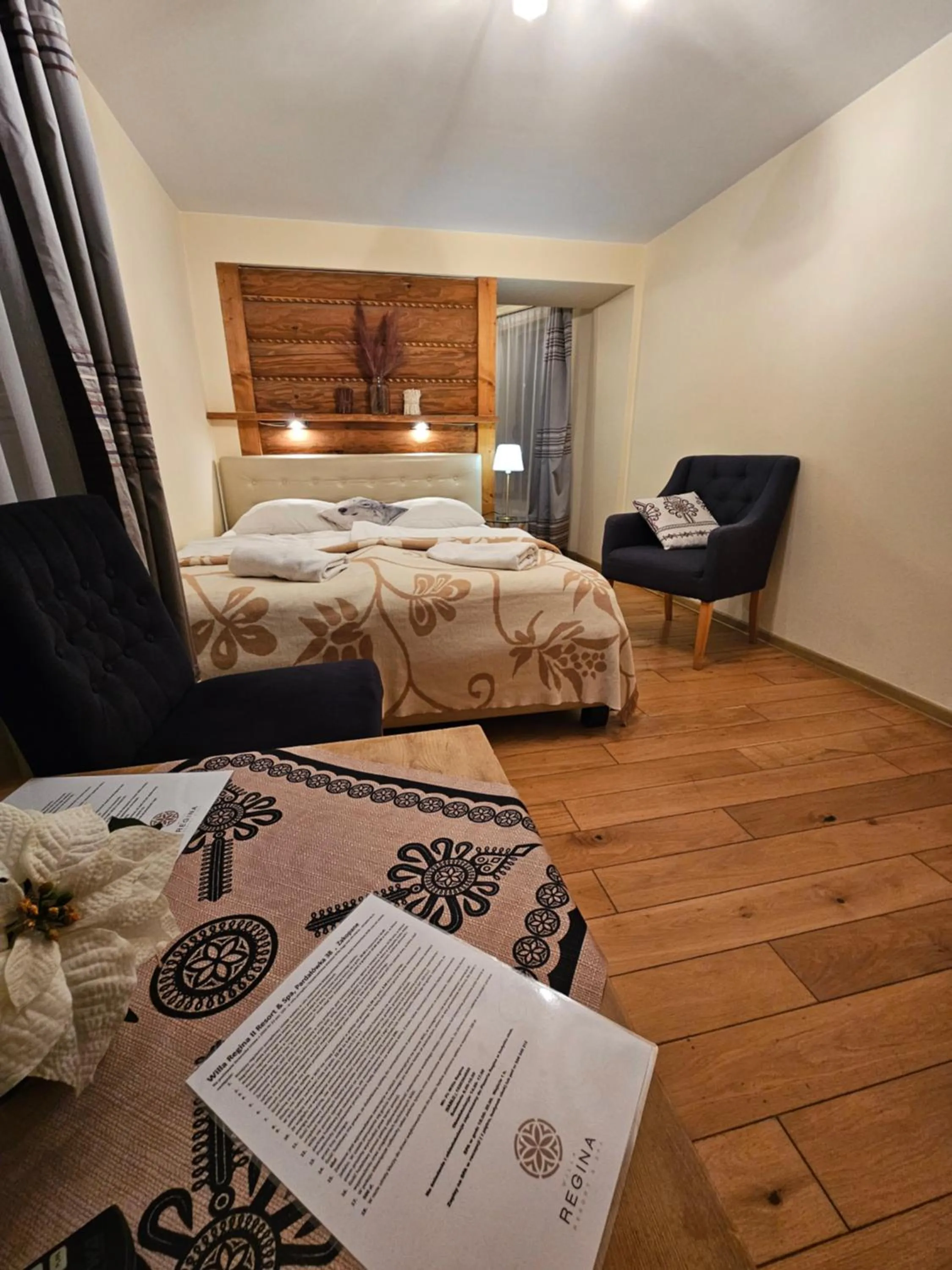 Bed in Willa Regina II Resort & SPA