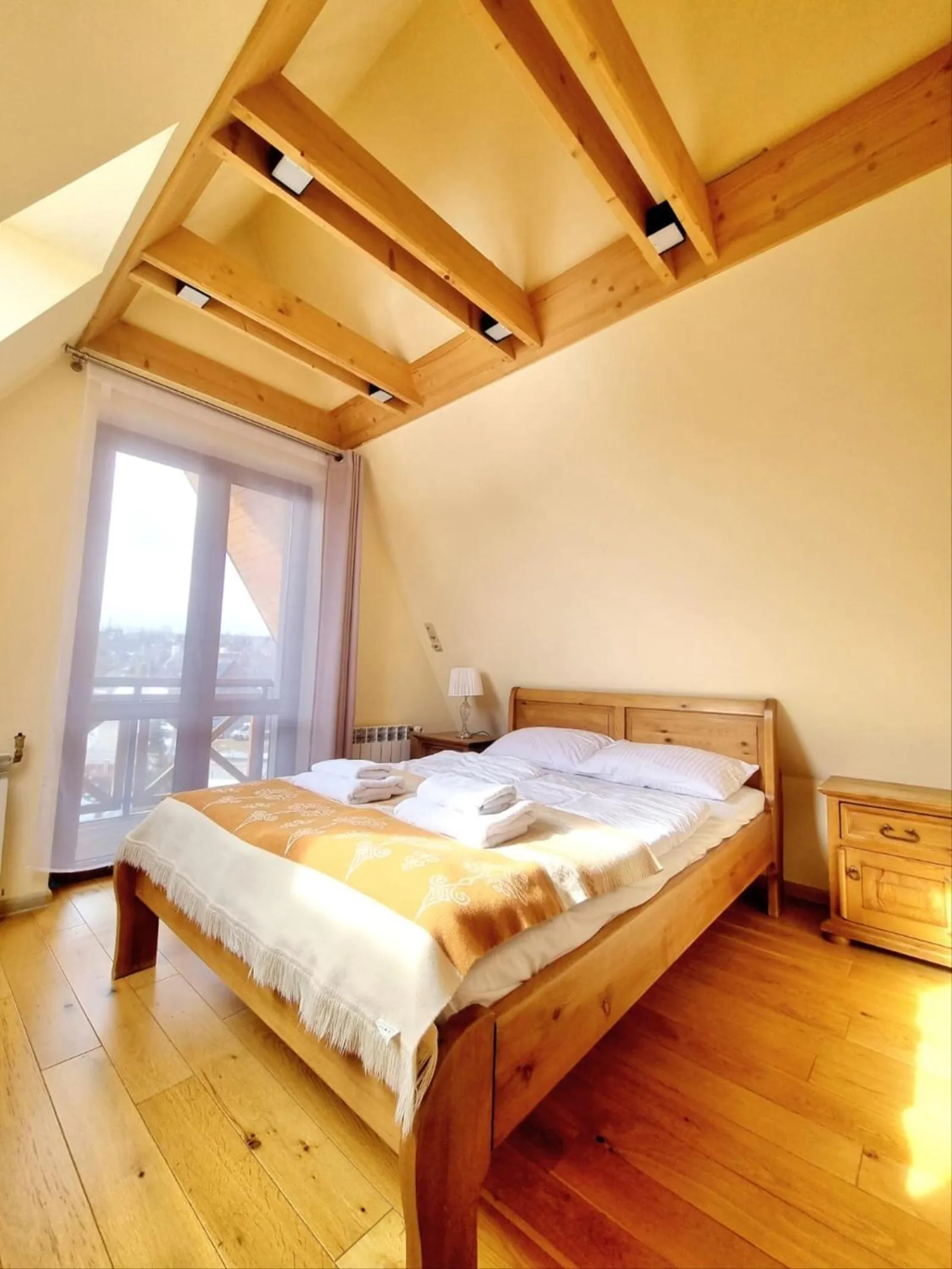 Bed in Willa Regina II Resort & SPA