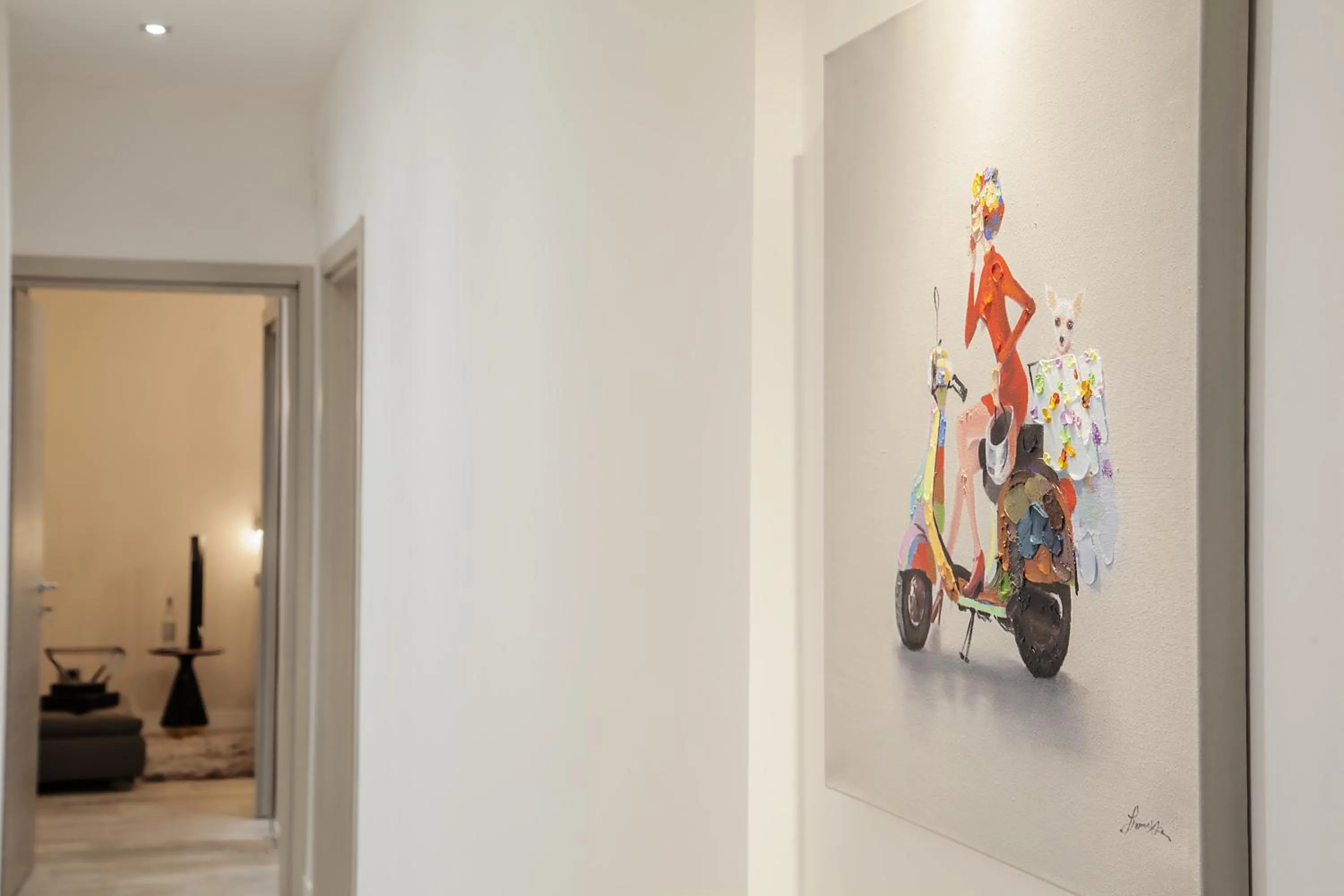 Living room in St. George's Vatican Suites