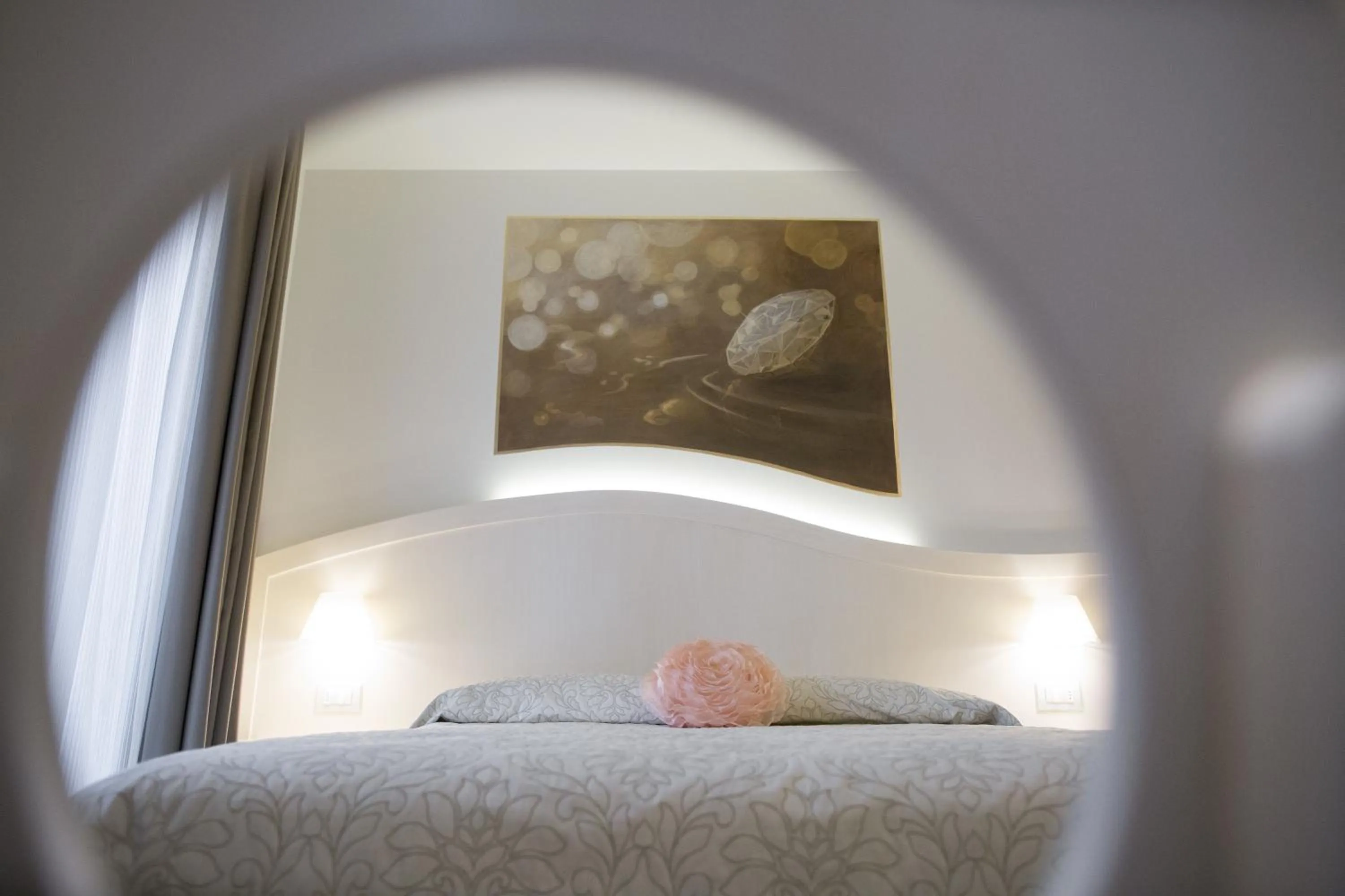 Bed in Hotel Diamante