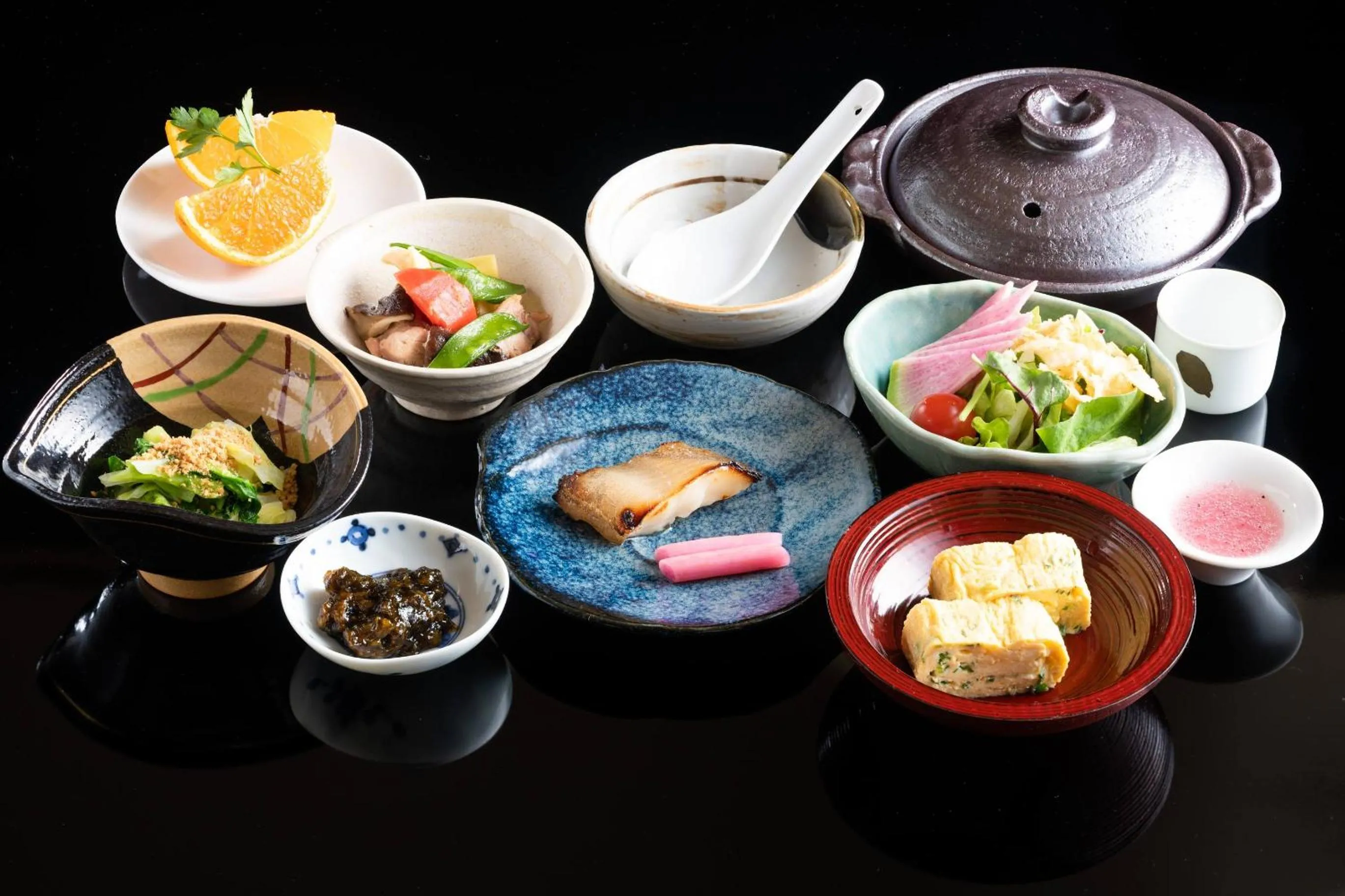 Food close-up in Yamadaya Ryokan