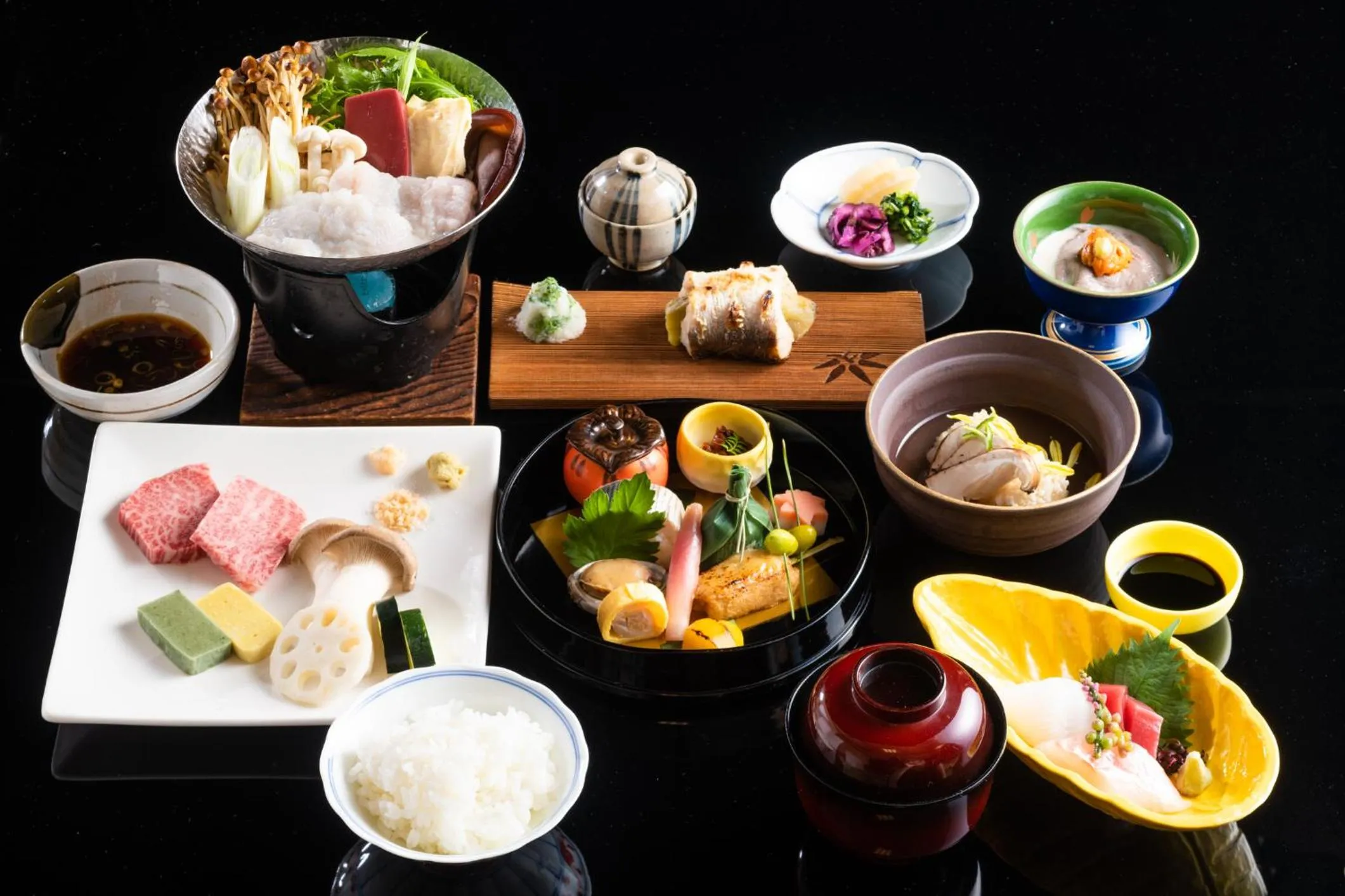 Food close-up in Yamadaya Ryokan