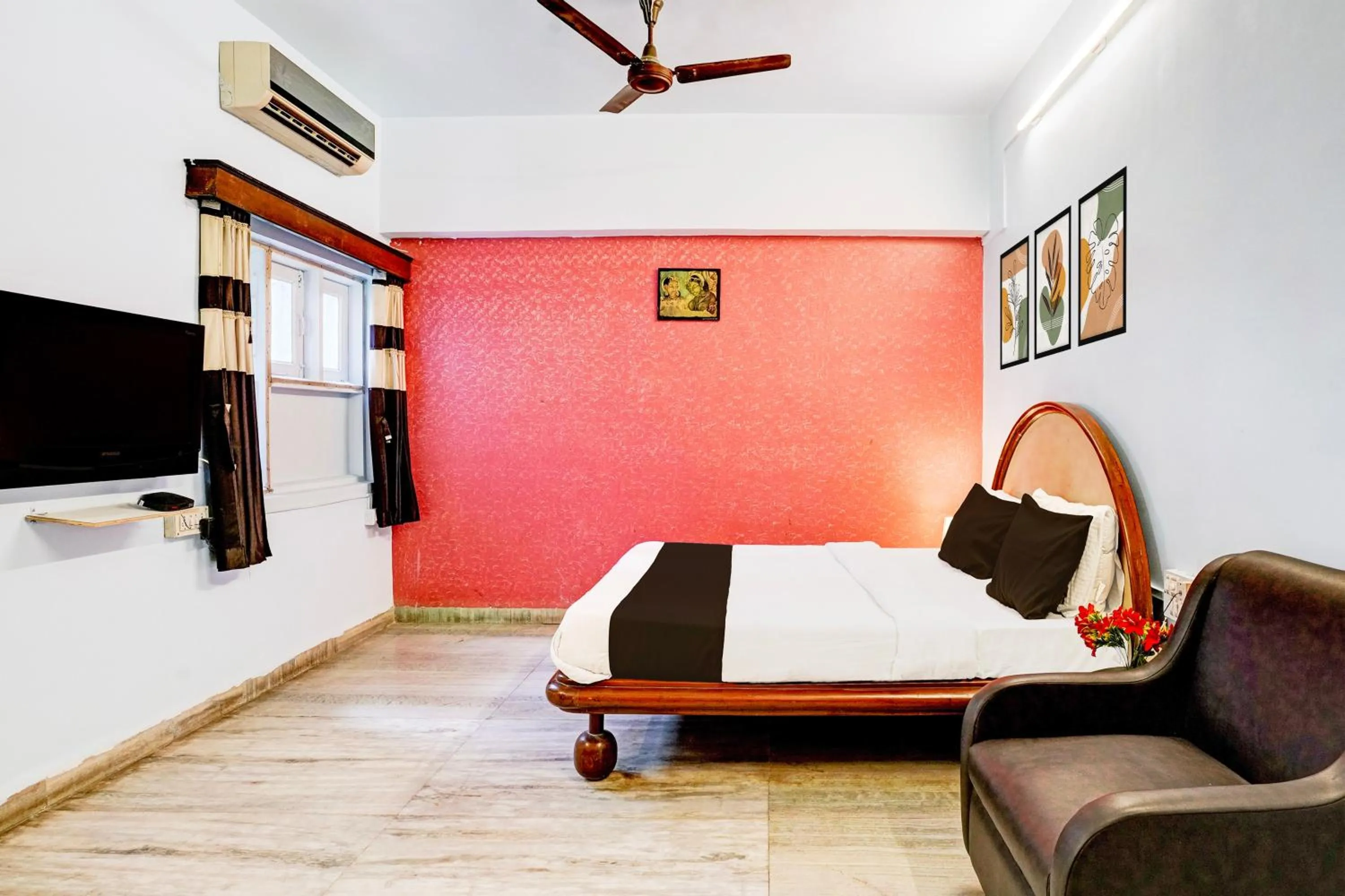 Bedroom, Bed in Hotel O Padampura Near Railway Station